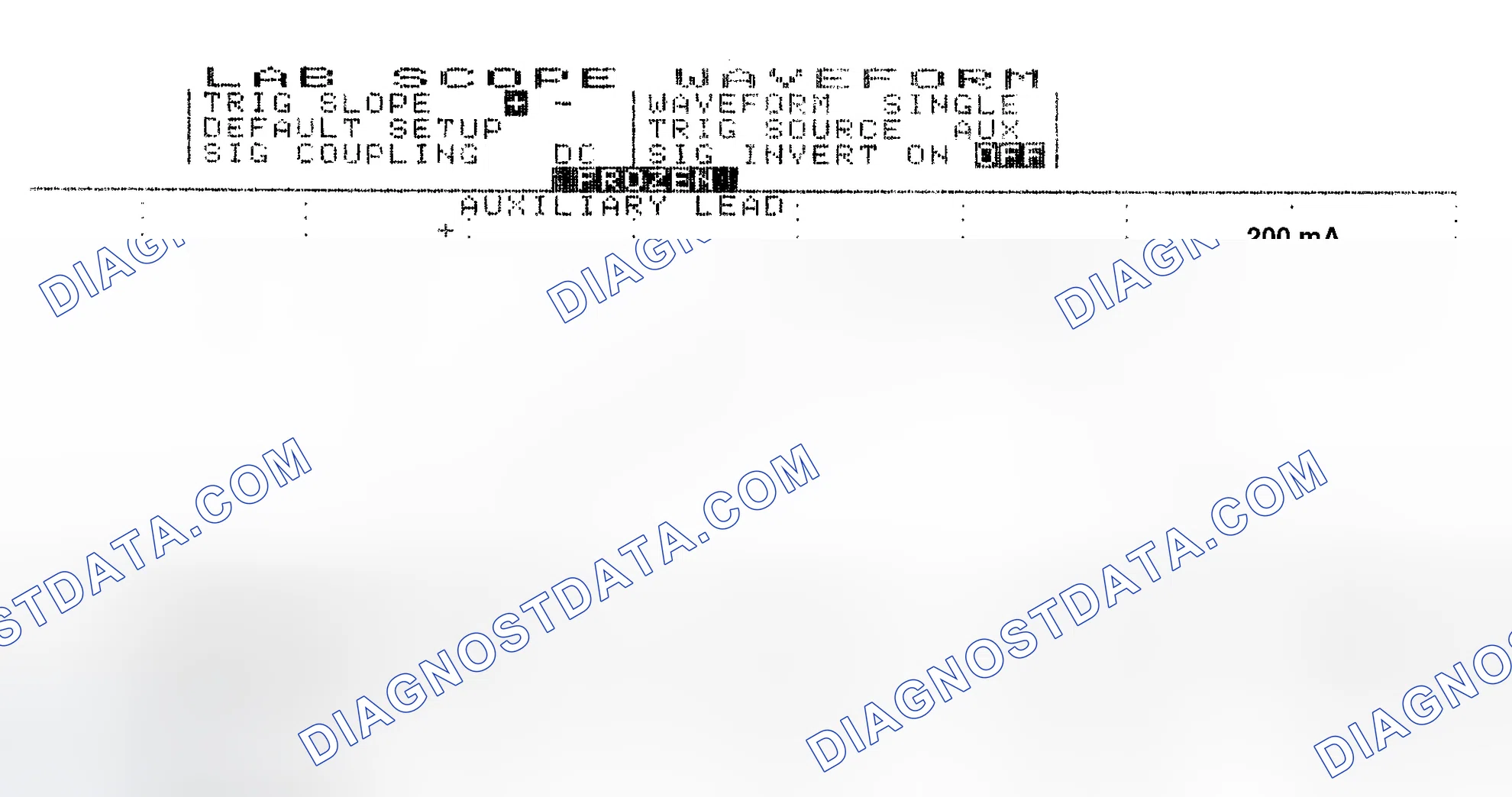 Scheme 13: Single Injector w/Normal Current Flow - Current Pattern