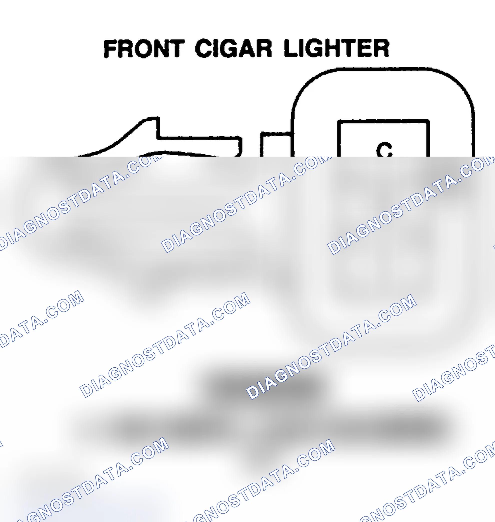 Scheme 104: CIGAR LIGHTER - FRONT