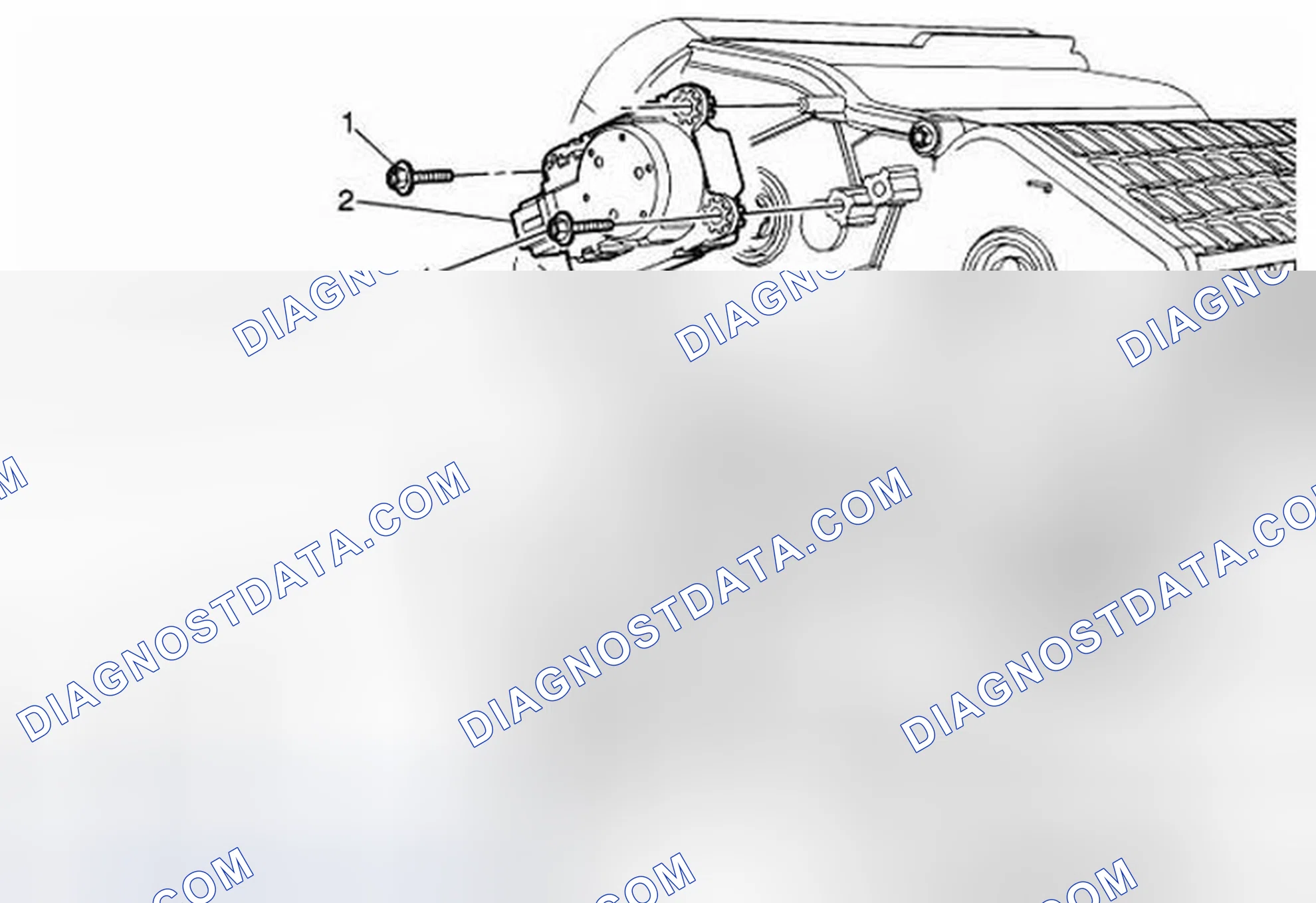 Scheme 105: Air Inlet Valve Actuator Replacement - Front