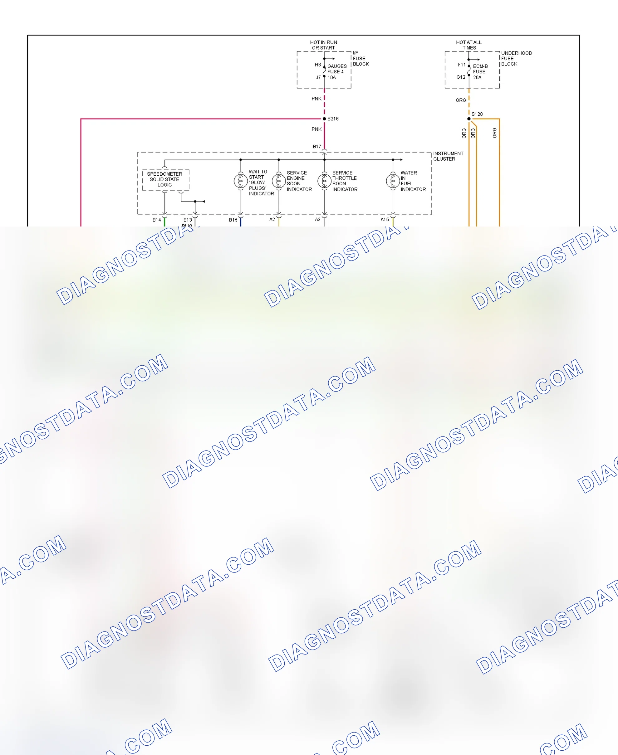 Scheme 135: PCM Wiring Diagram (Chevy Express & Savana - 6.5L - California - 3 Of 4)