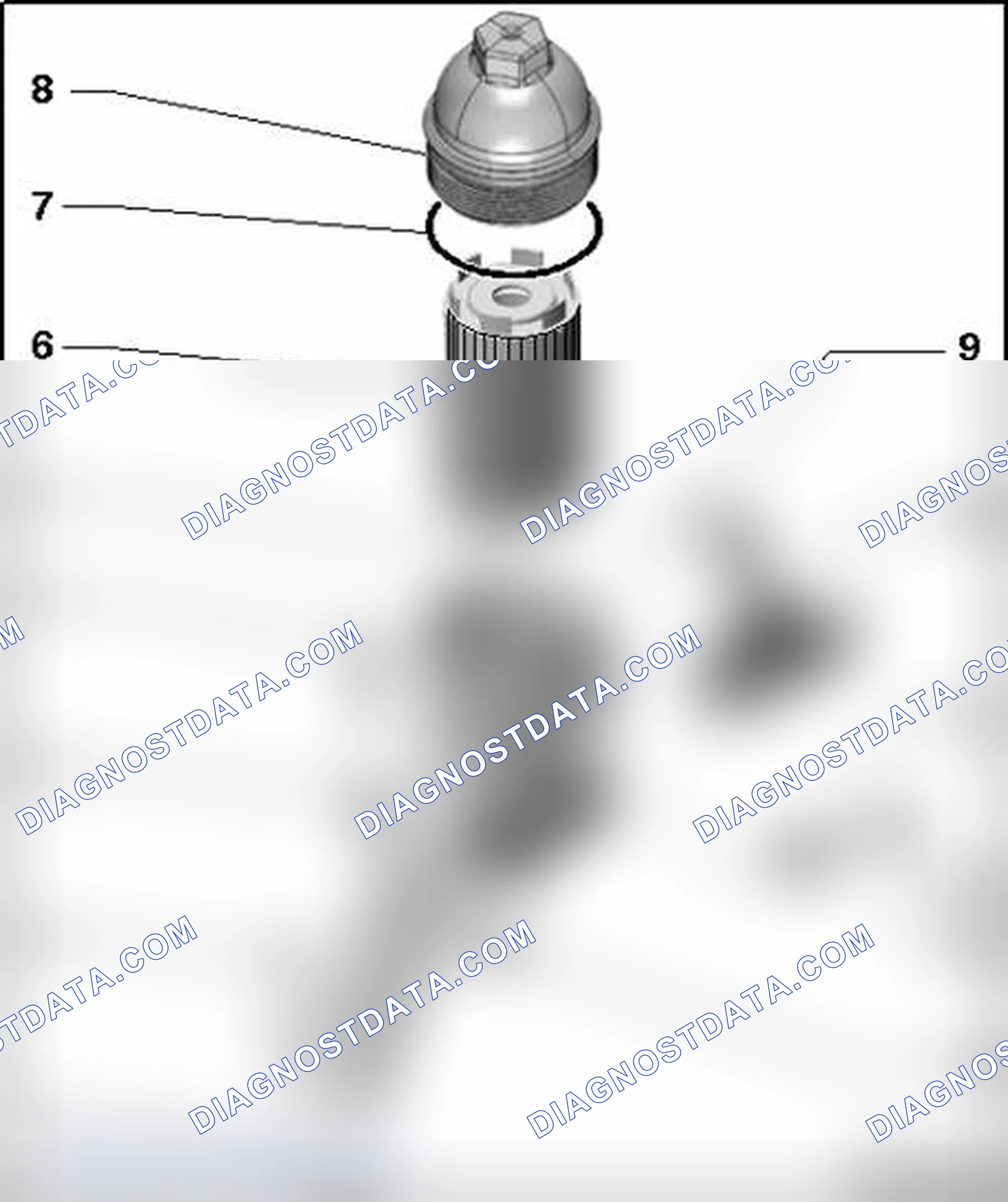 Scheme 299: Oil Filter Housing, Component Overview
