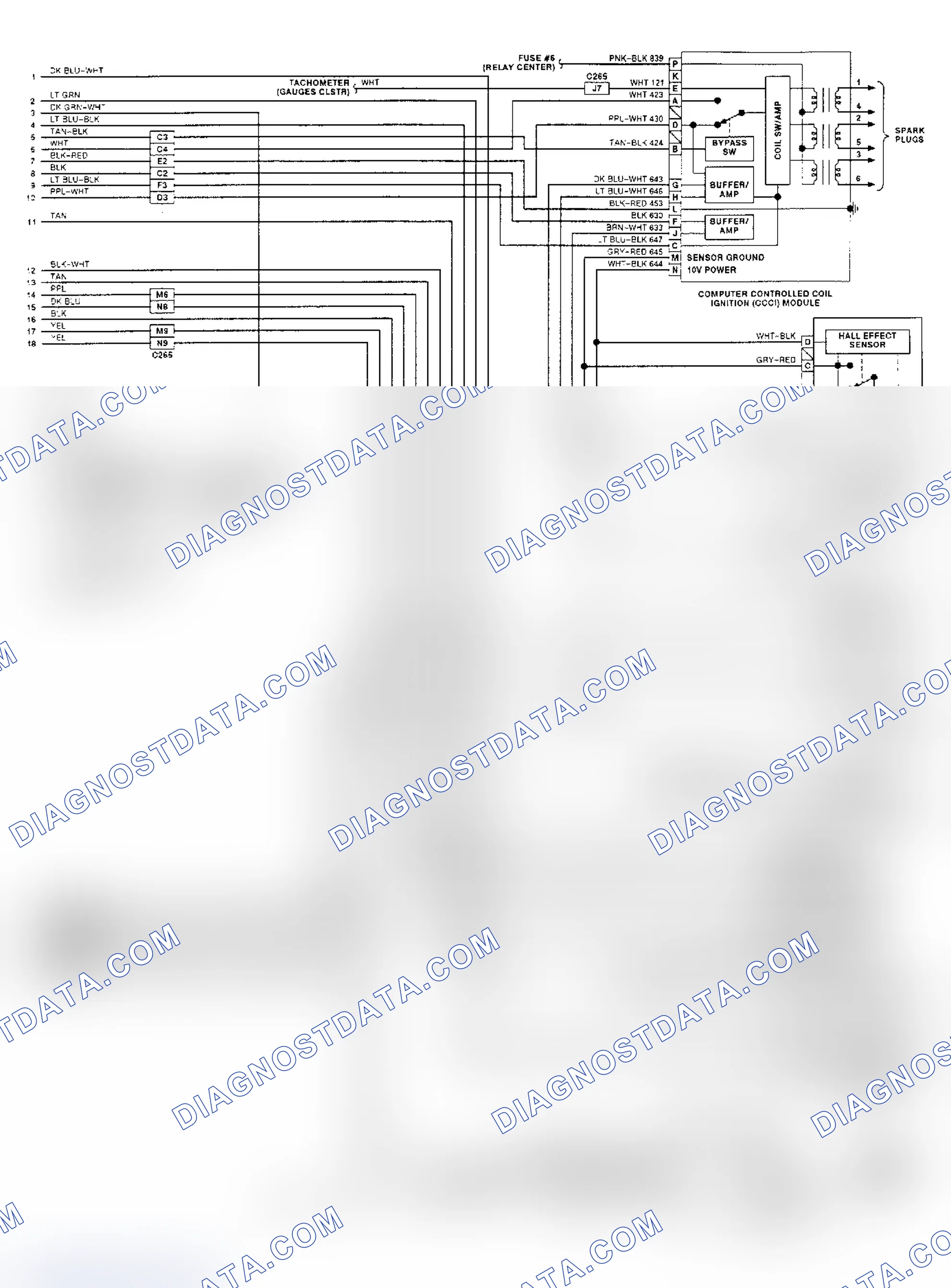 Scheme 27: 3.8L (VIN L) PCM Wiring Diagram (LeSabre - 2 Of 2)