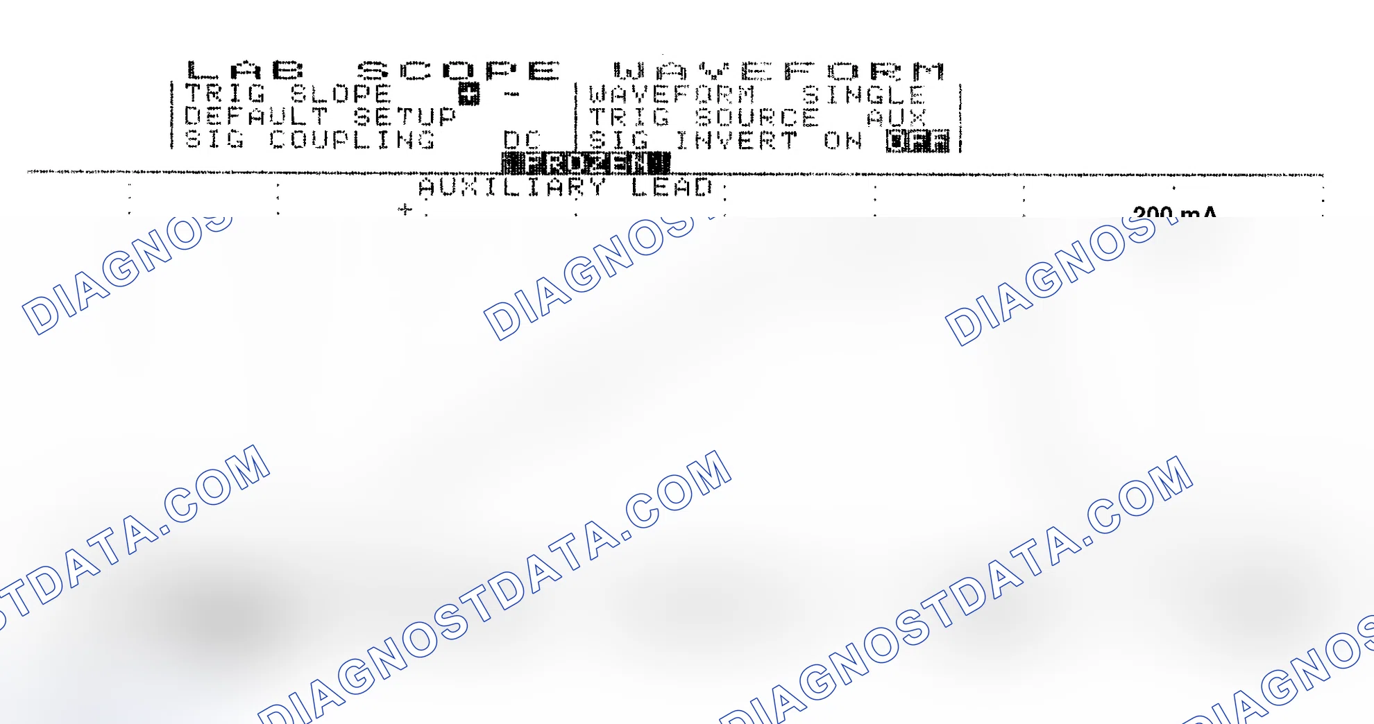 Scheme 13: Single Injector w/Normal Current Flow - Current Pattern