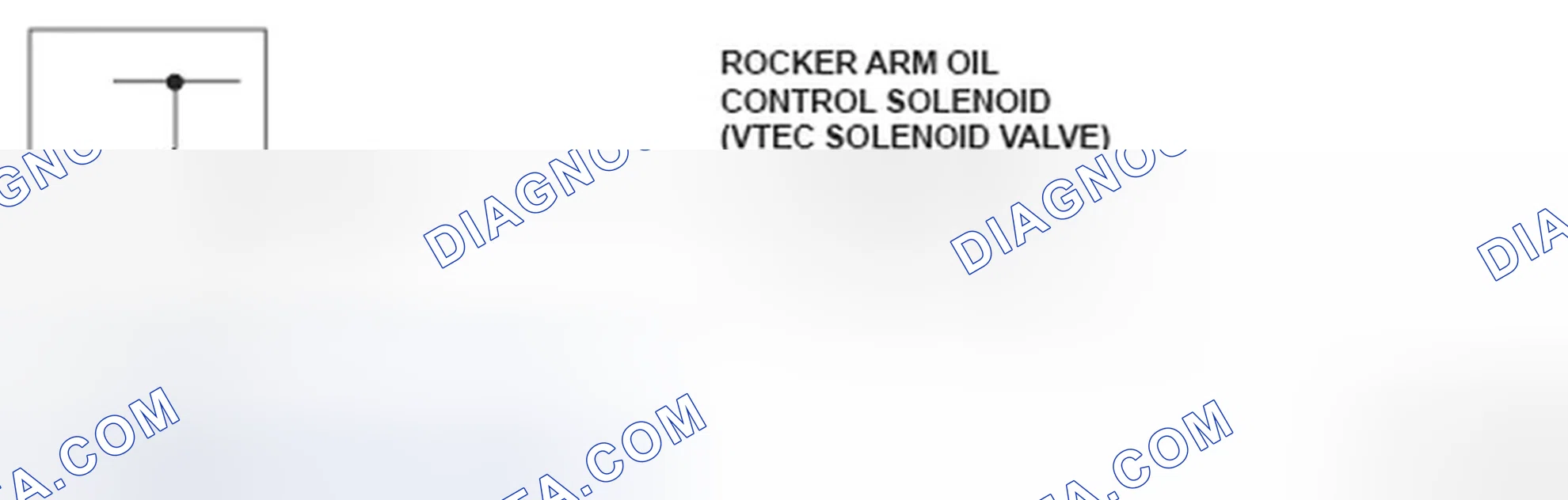 Scheme 318: Rocker Arm Oil Control Solenoid (Engine Type J35A6) - Circuit Diagram