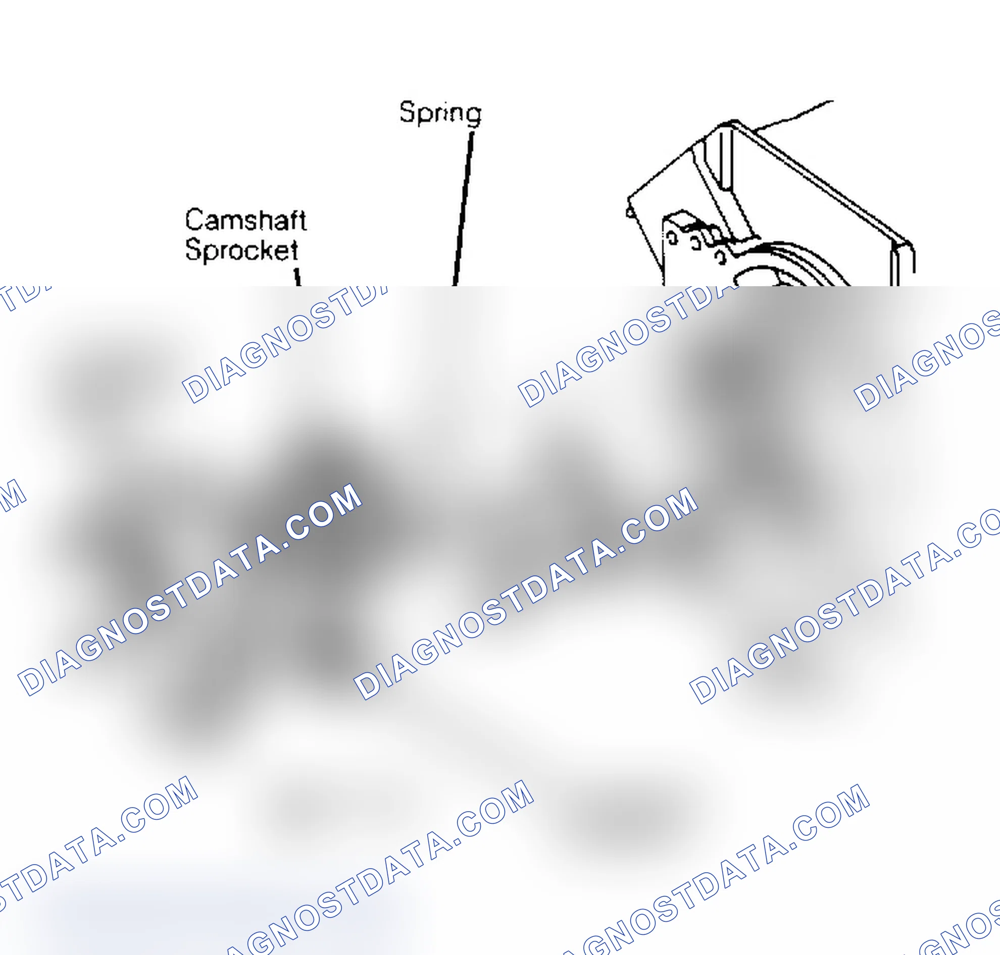 Scheme 10: Exploded View of Timing Chain Assembly