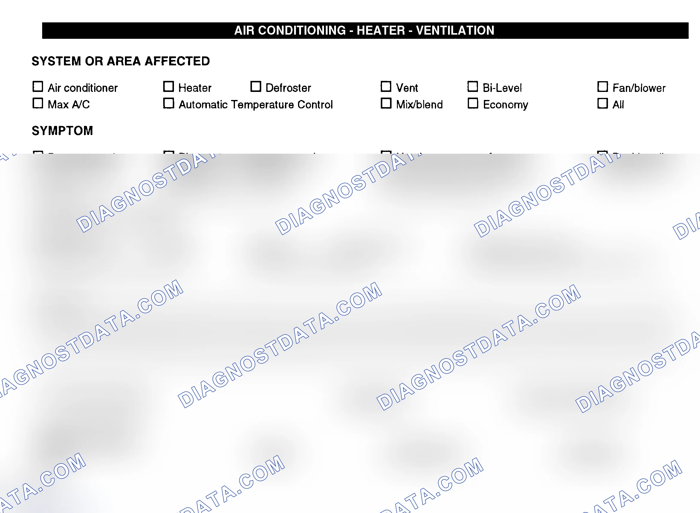 Scheme 8: Air Conditioning, Heater & Ventilation