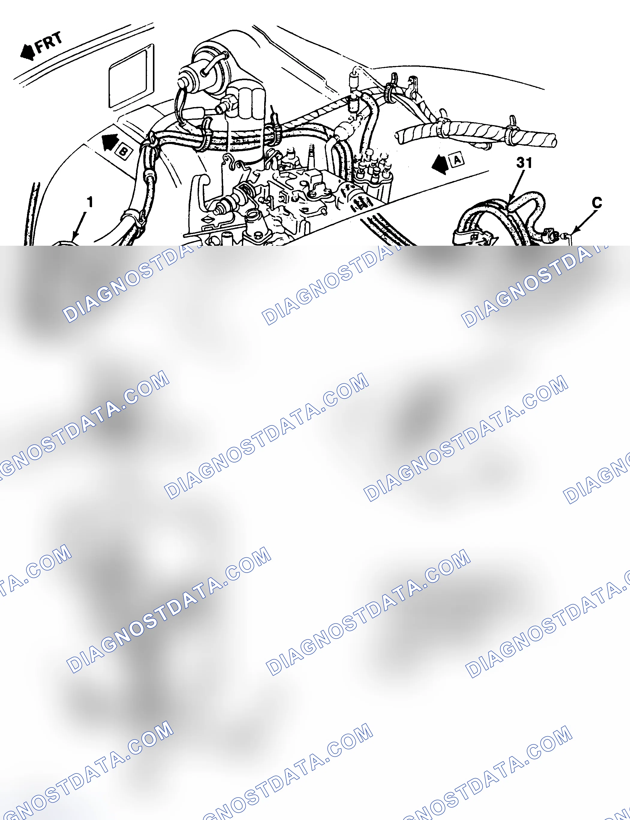 Scheme 87: S10, S15, S/T Blazer & S/T Jimmy 4WD Transfer Case Vacuum Diagram
