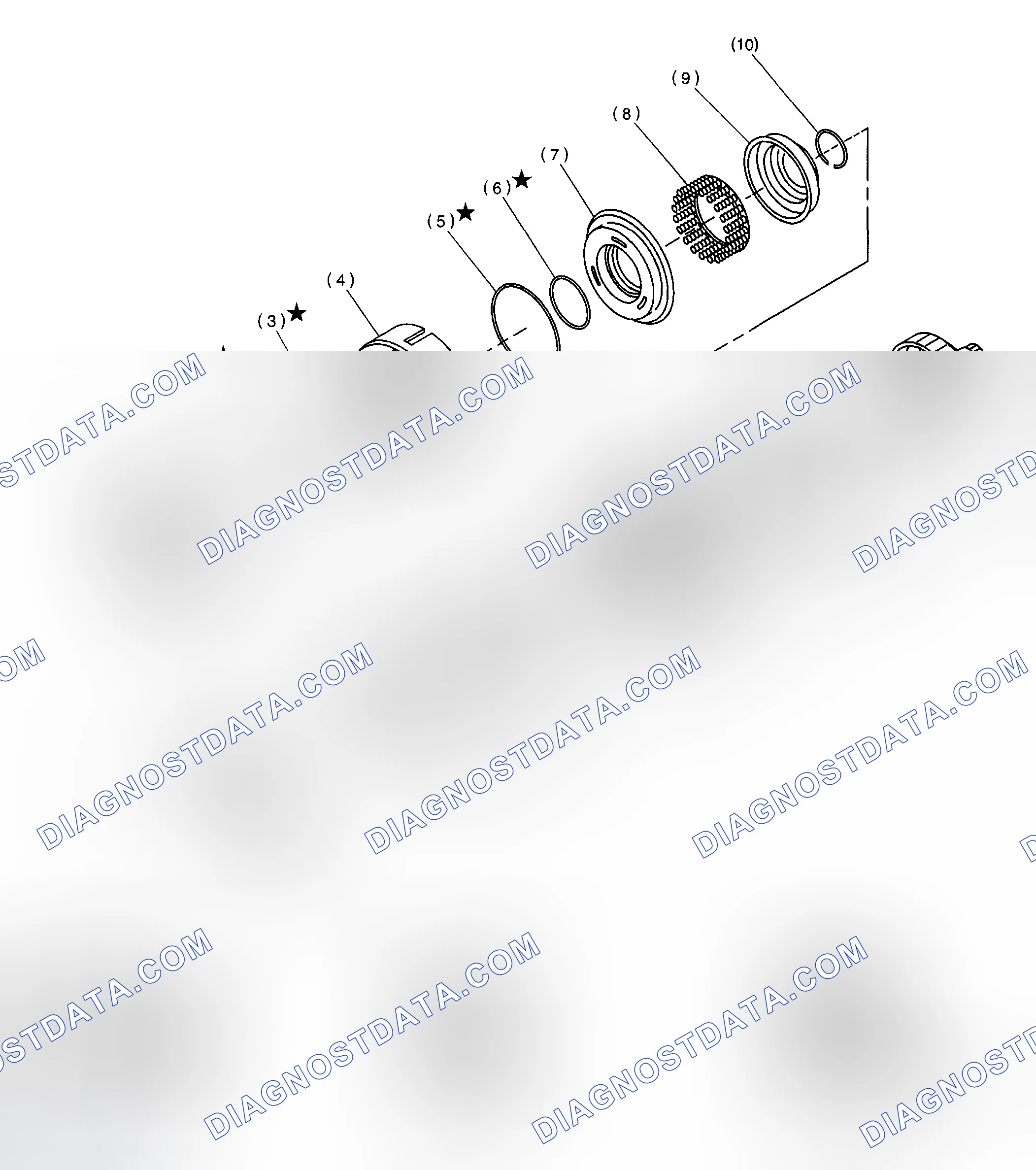 Scheme 117: Identifying High Clutch & Reverse Clutch Components