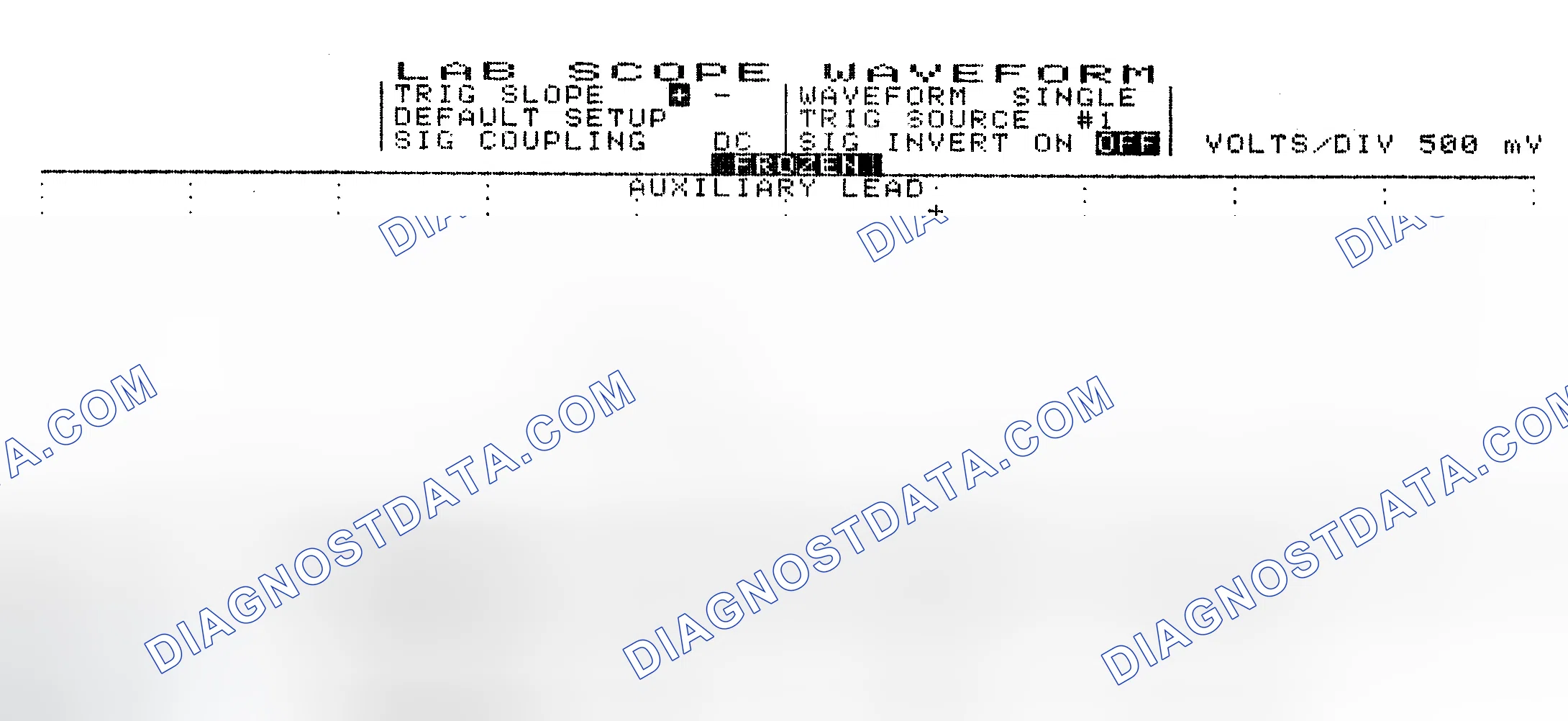 Scheme 10: Single Injector w/Excessive Current Flow - Current Pattern