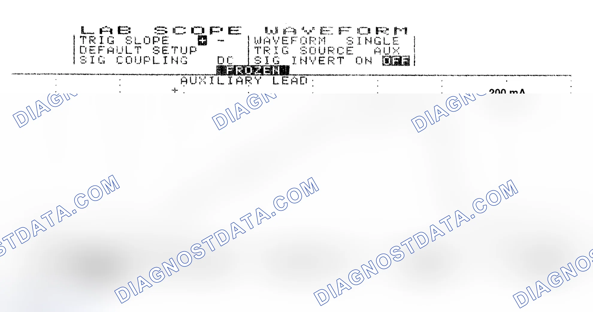 Scheme 13: Single Injector w/Normal Current Flow - Current Pattern