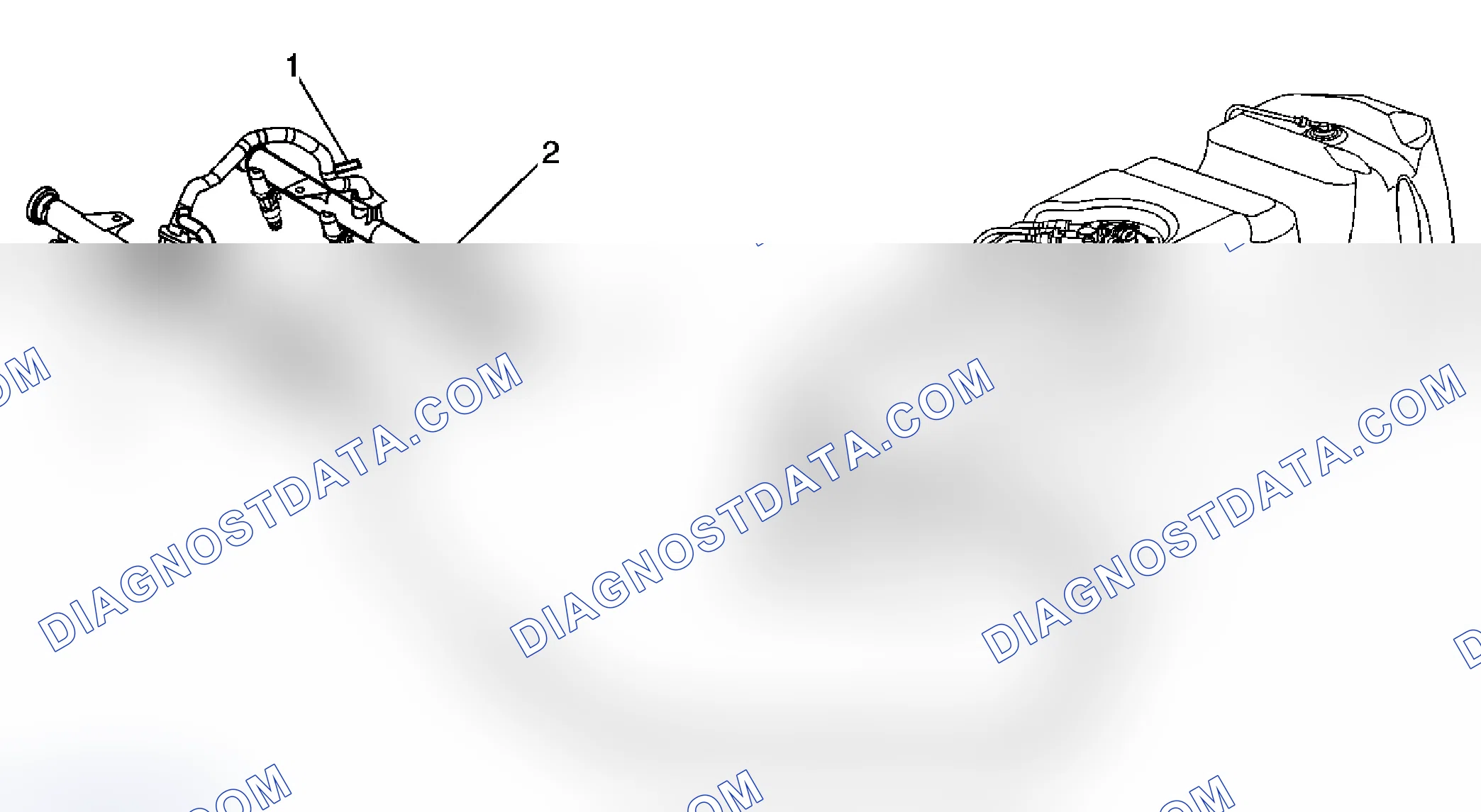 Scheme 4: Fuel Hose/Pipes Routing Diagram (Single Fuel Tank)