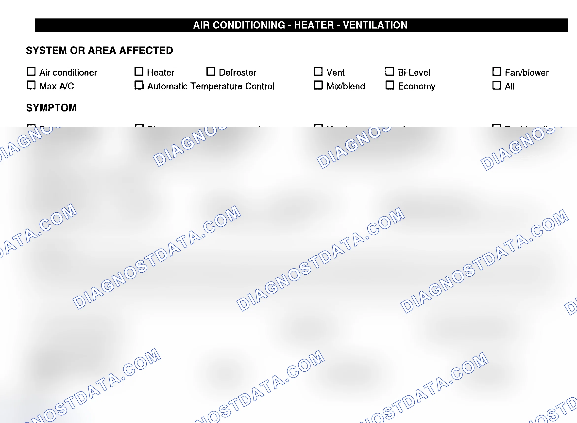 Scheme 8: Air Conditioning, Heater & Ventilation