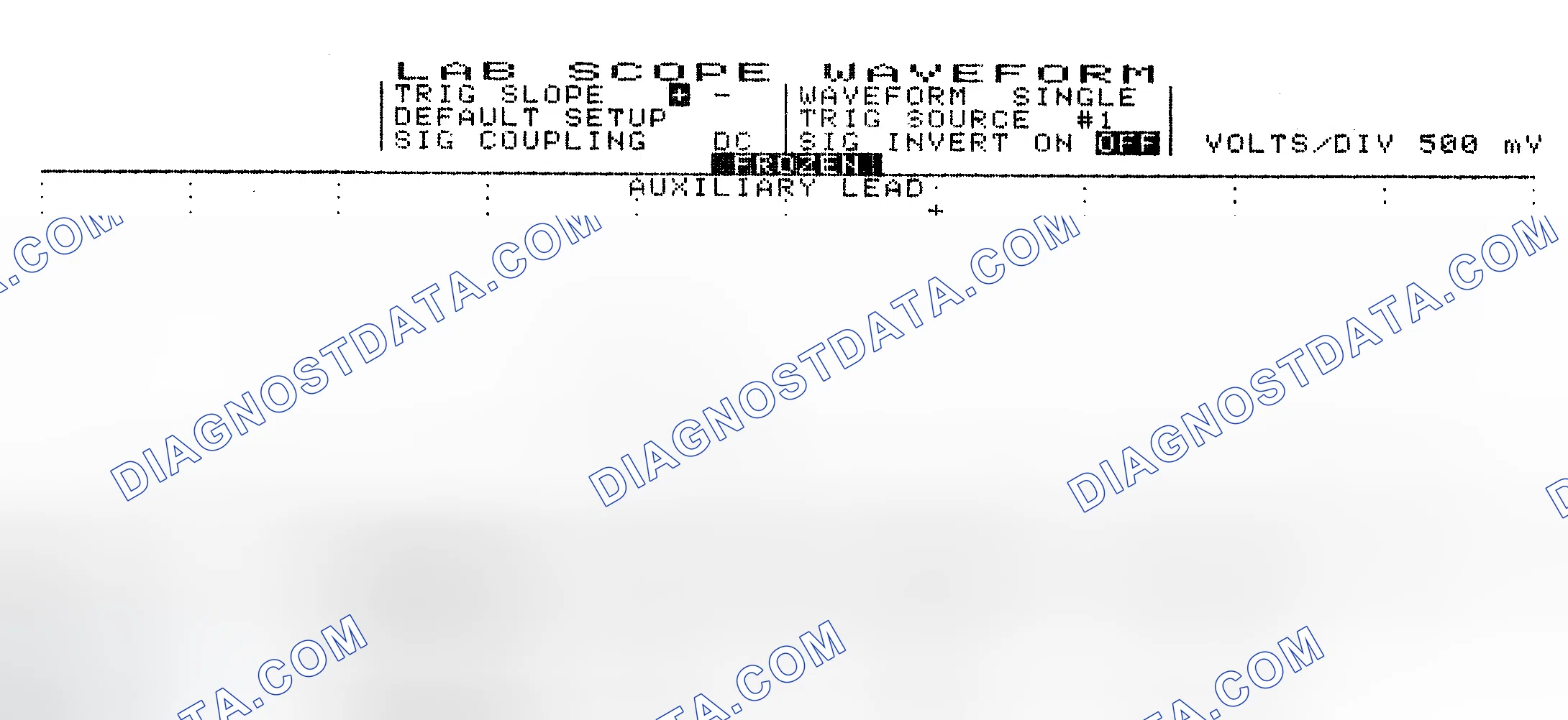 Scheme 10: Single Injector w/Excessive Current Flow - Current Pattern