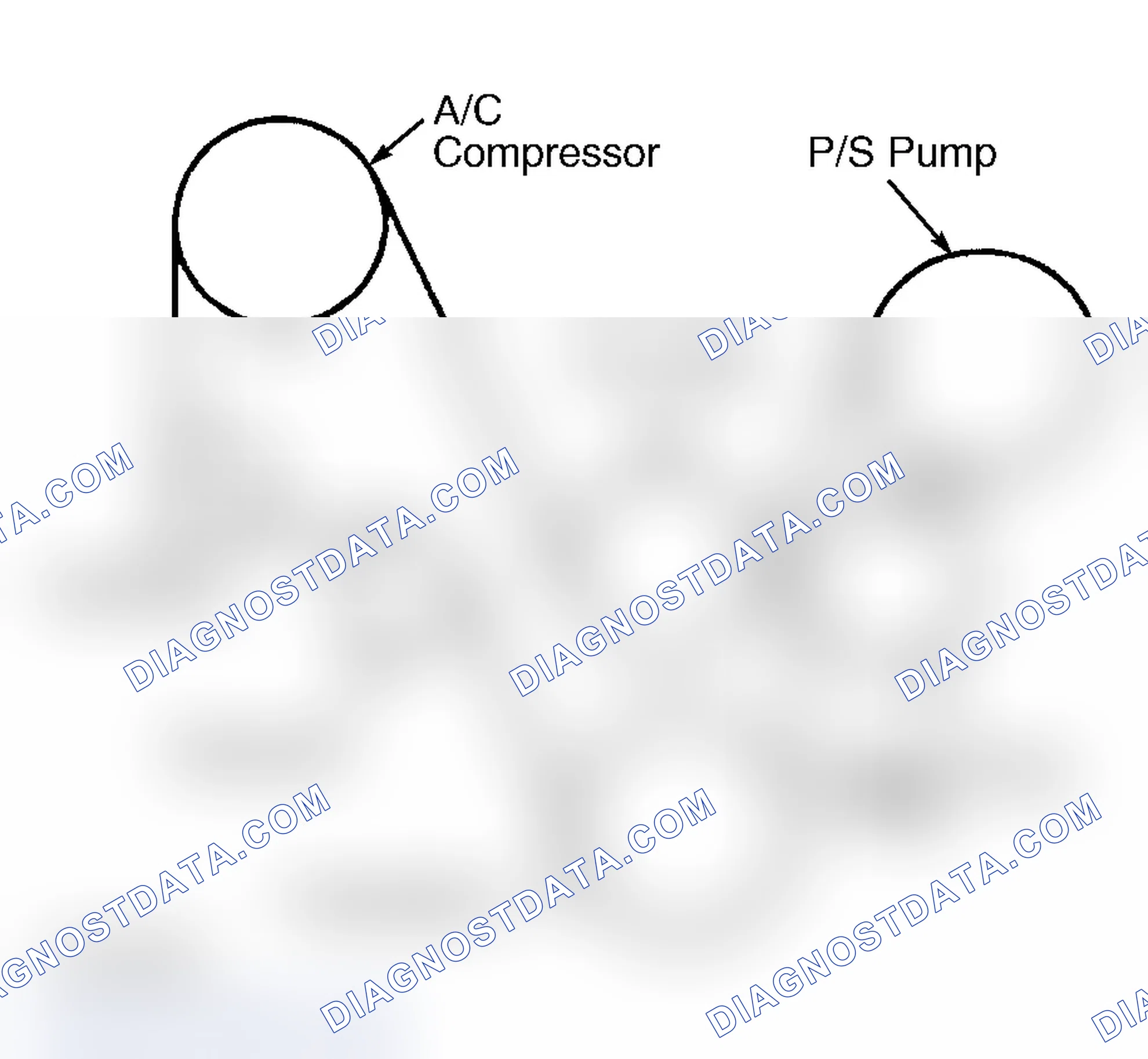 Scheme 20: Drive Belt Routing (Ranger - 2.3L)