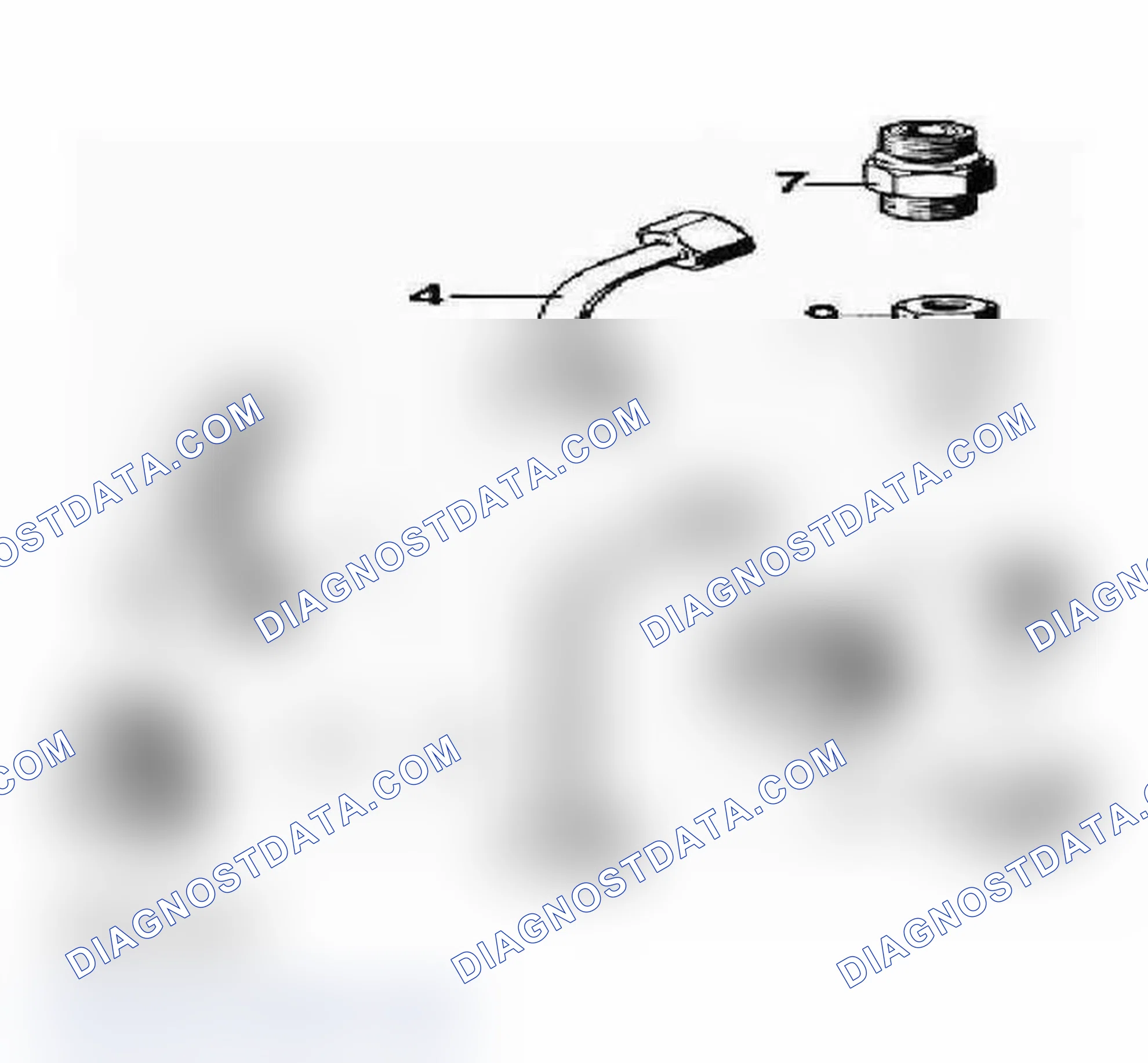 Scheme 294: 24 0 020 Oil pressure test accessories