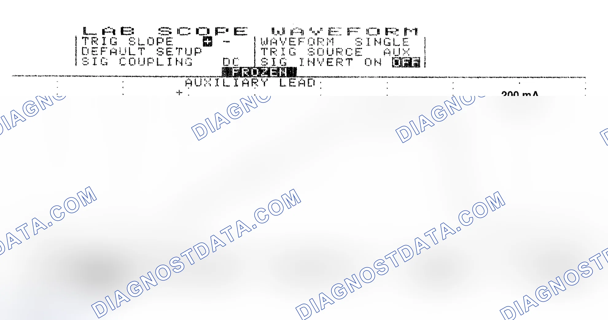 Scheme 13: Single Injector w/Normal Current Flow - Current Pattern