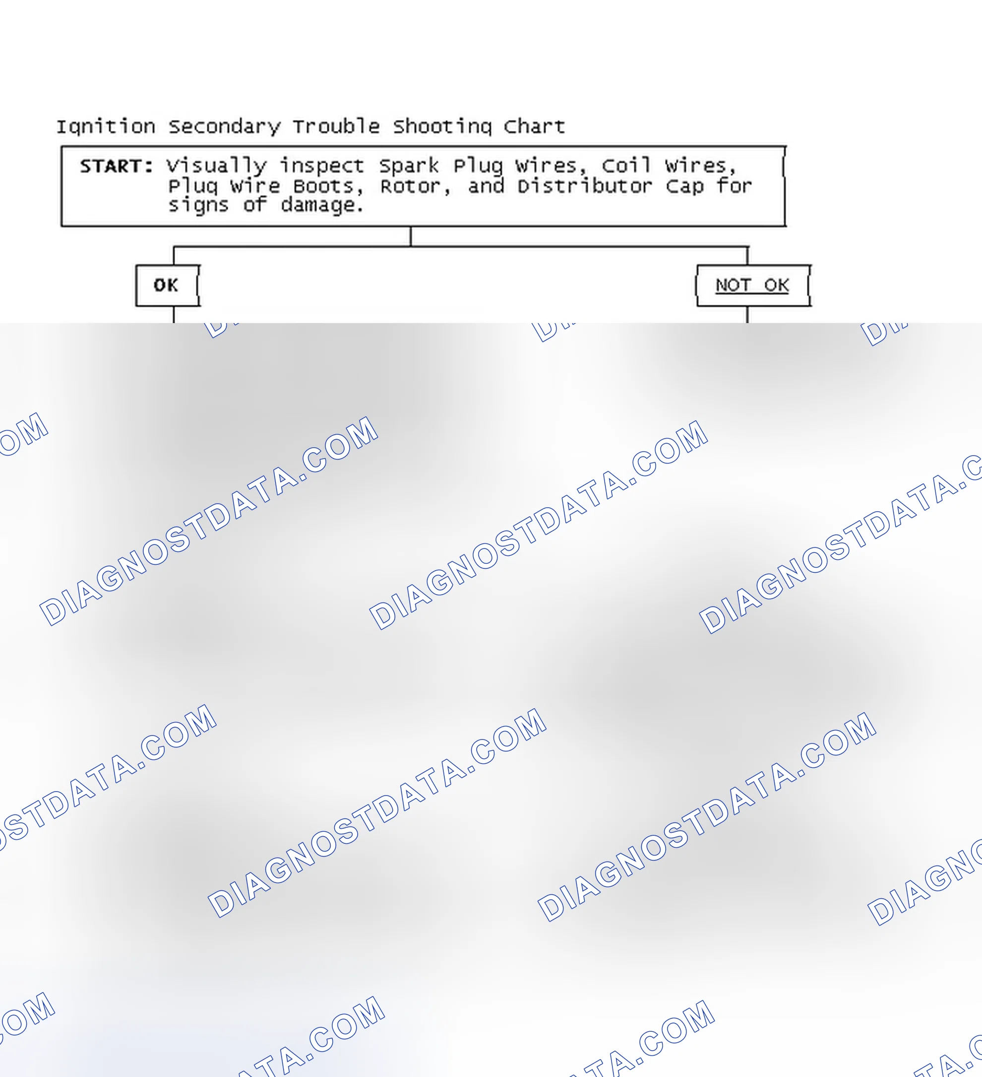 Scheme 1: Ignition Secondary Trouble Shooting Chart