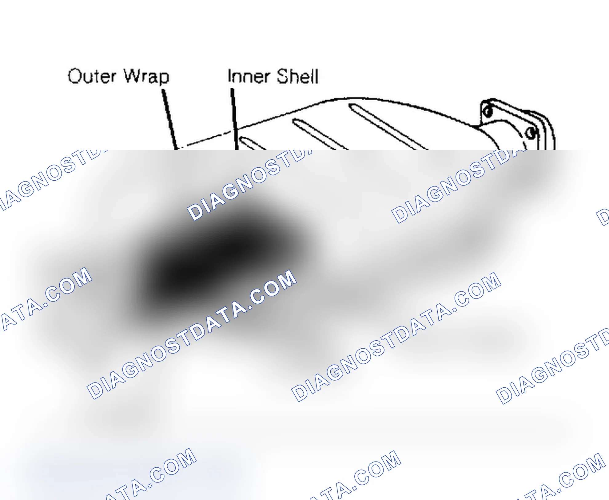 Fig. 1: Cutaway View of Bead-Type Catalytic Converter Beads may be replaced.
