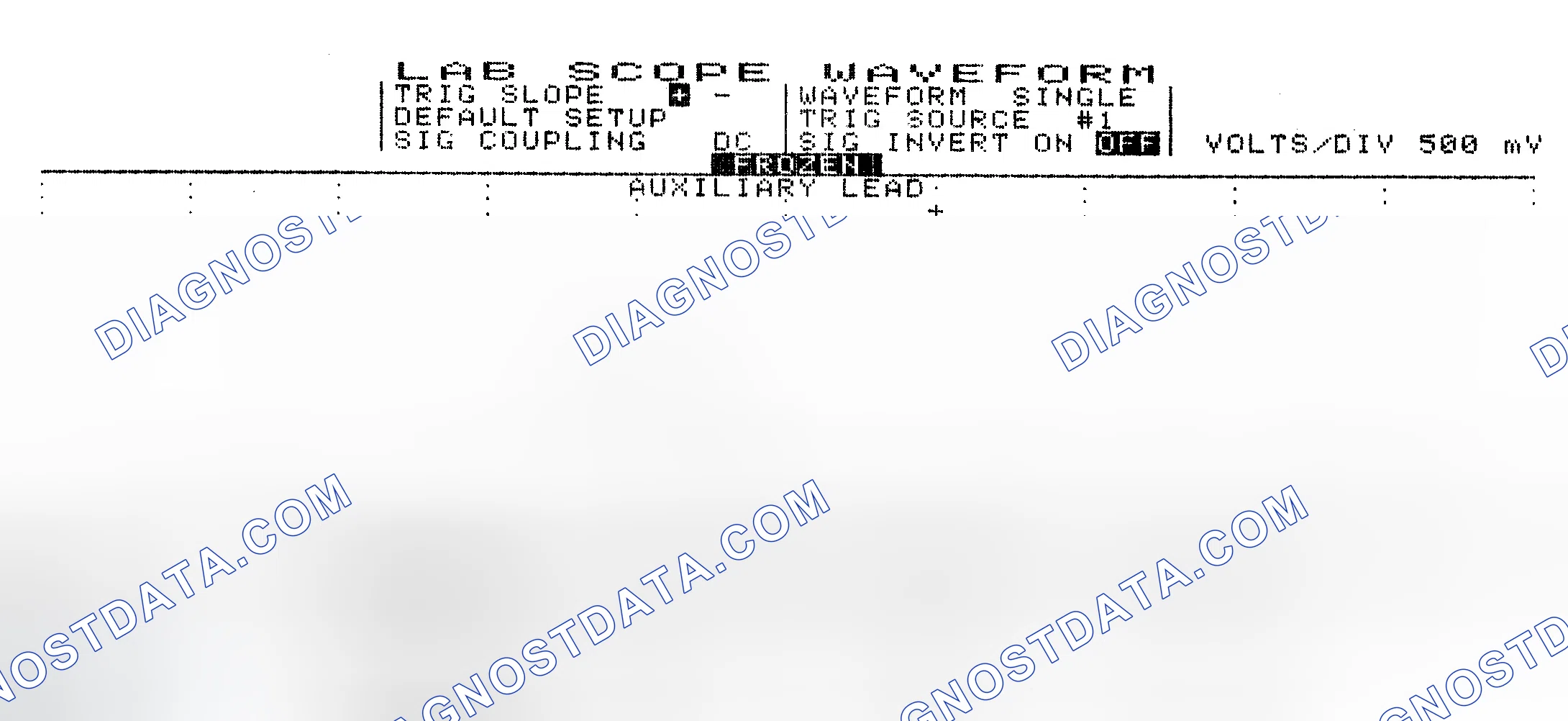 Scheme 10: Single Injector w/Excessive Current Flow - Current Pattern