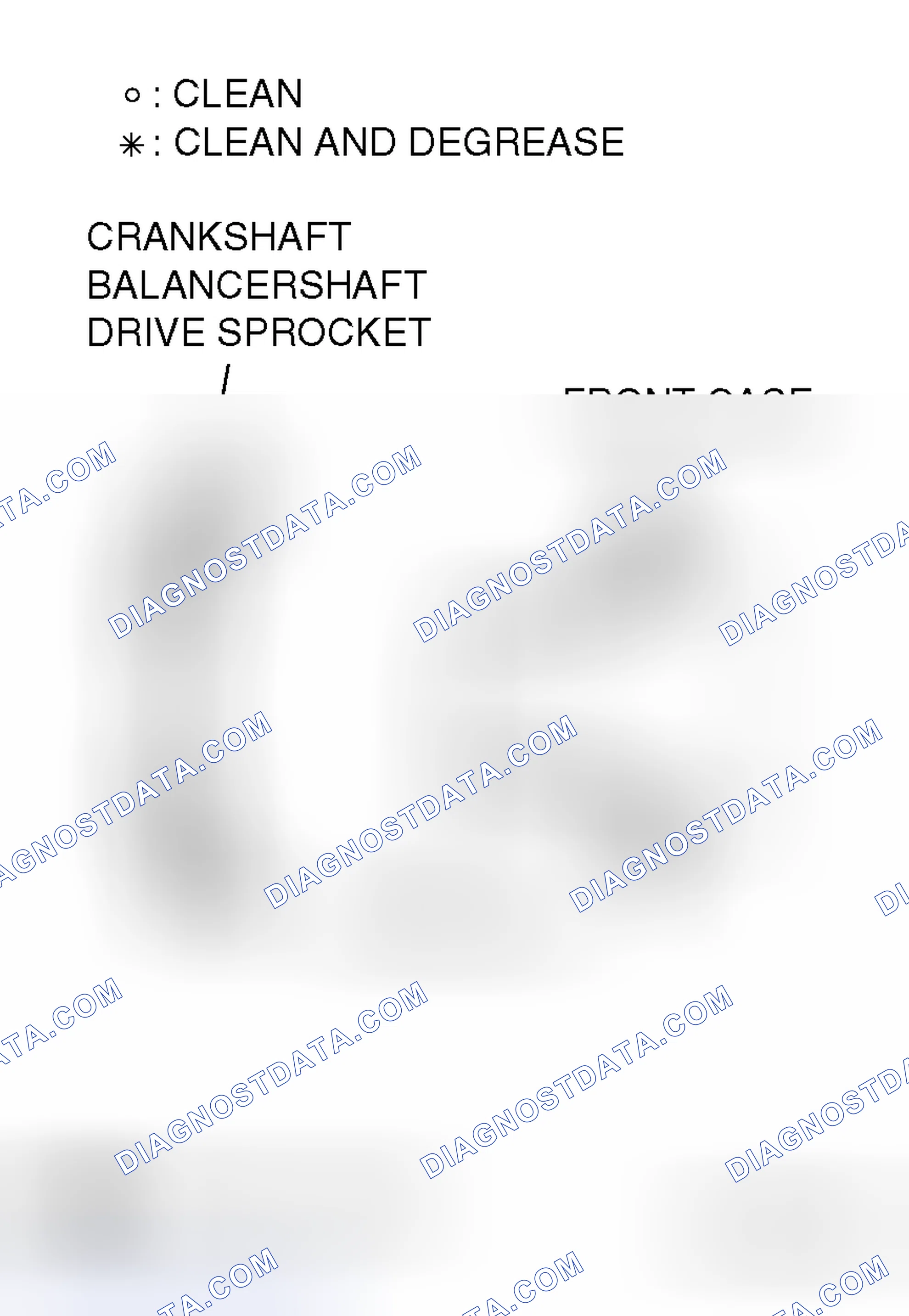 Scheme 53: >> D << CRANKSHAFT BALANCER SHAFT DRIVE SPROCKET INSTALLATION