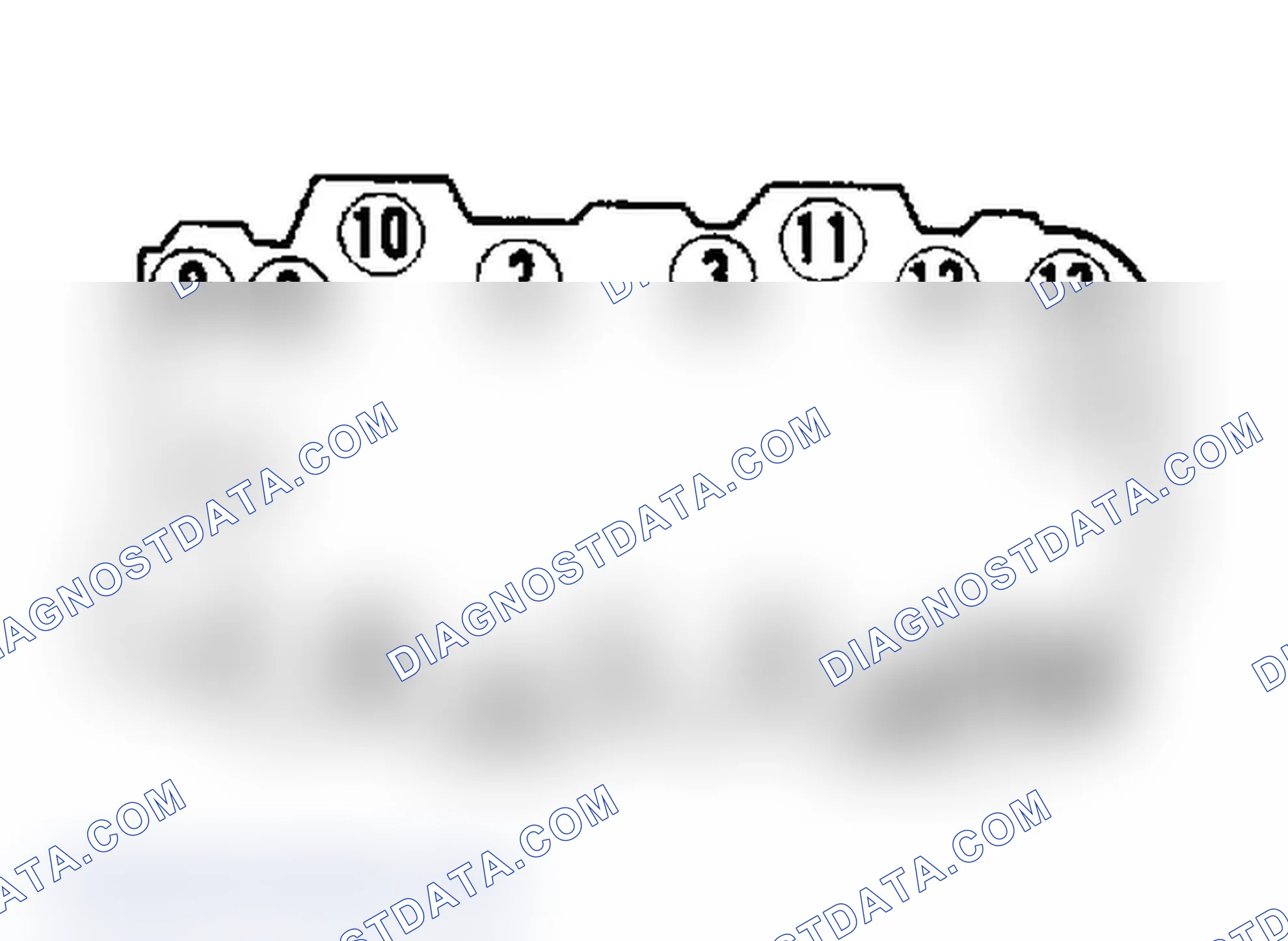 Scheme 42: Intake Manifold Tightening Sequence Tighten bolts gradually to 30 ft. lbs. (41 N.m).
