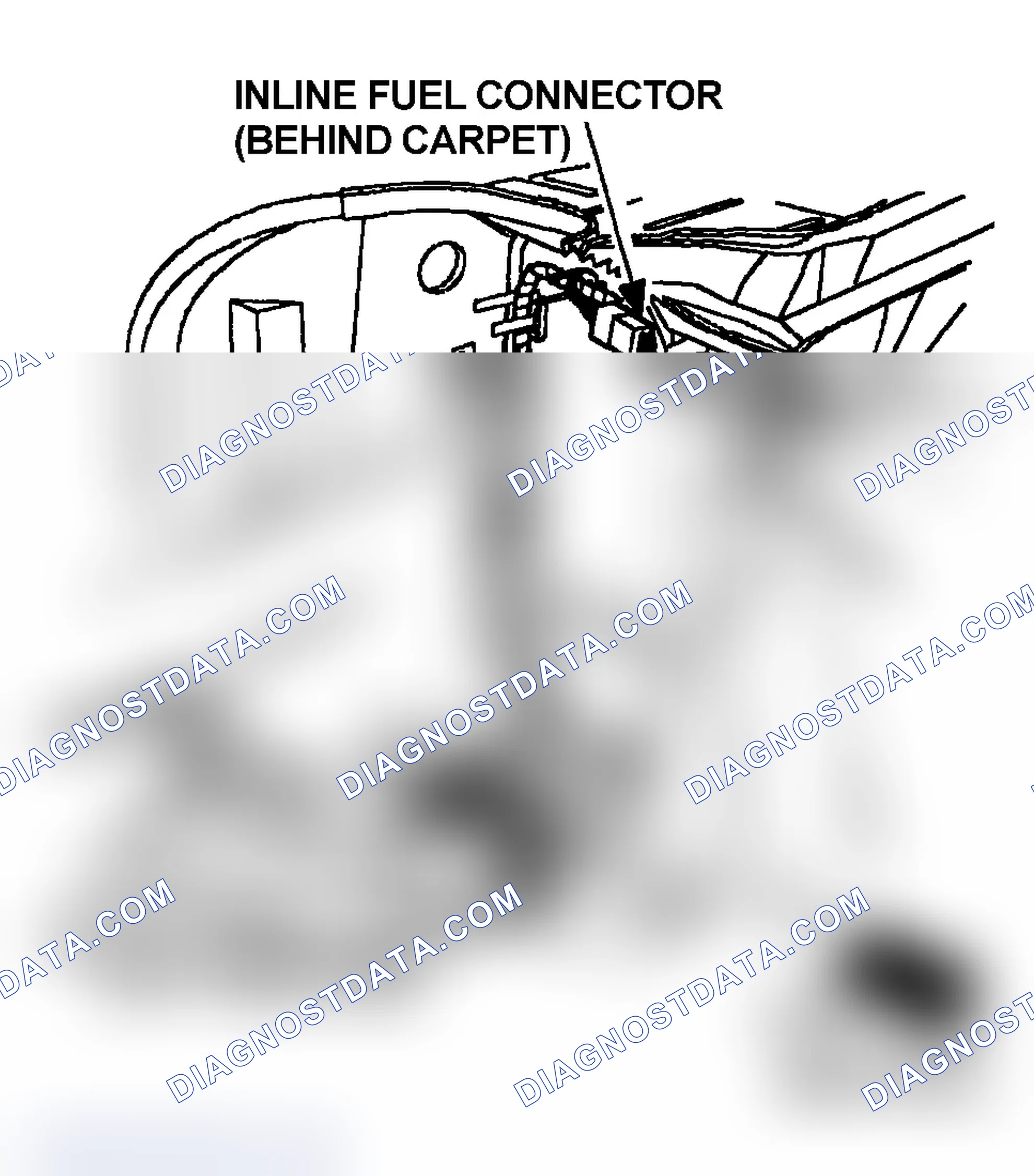 Scheme 31: Fuel Pump Test Connector Component Location (Saturn)