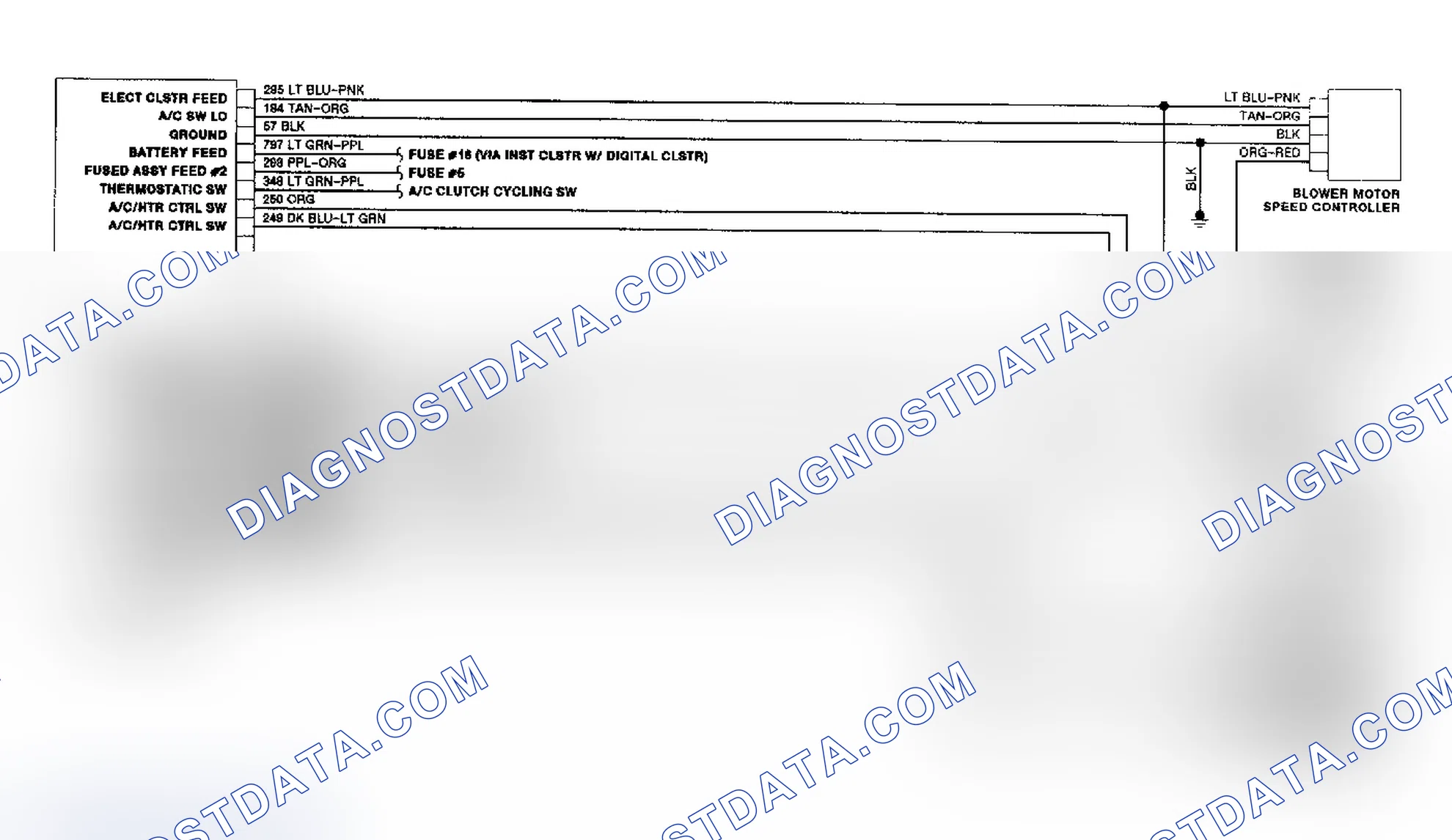 Scheme 6: 1989 Sable & Taurus EATC Wiring Diagram (1 of 2)