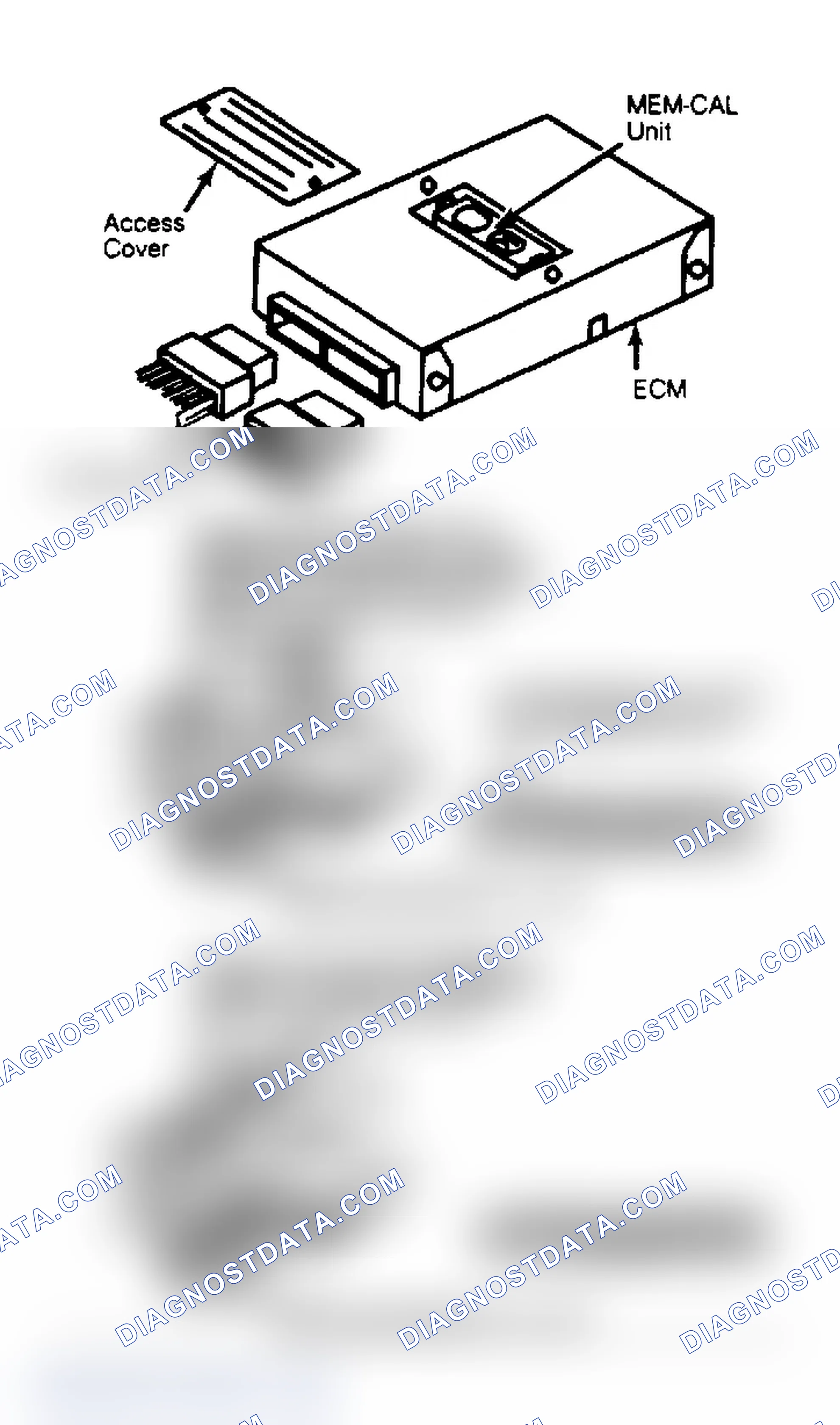 Scheme 3: Replacing MEM-CAL in Electronic Control Module of Vehicles Equipped With 2.5L Engine Only