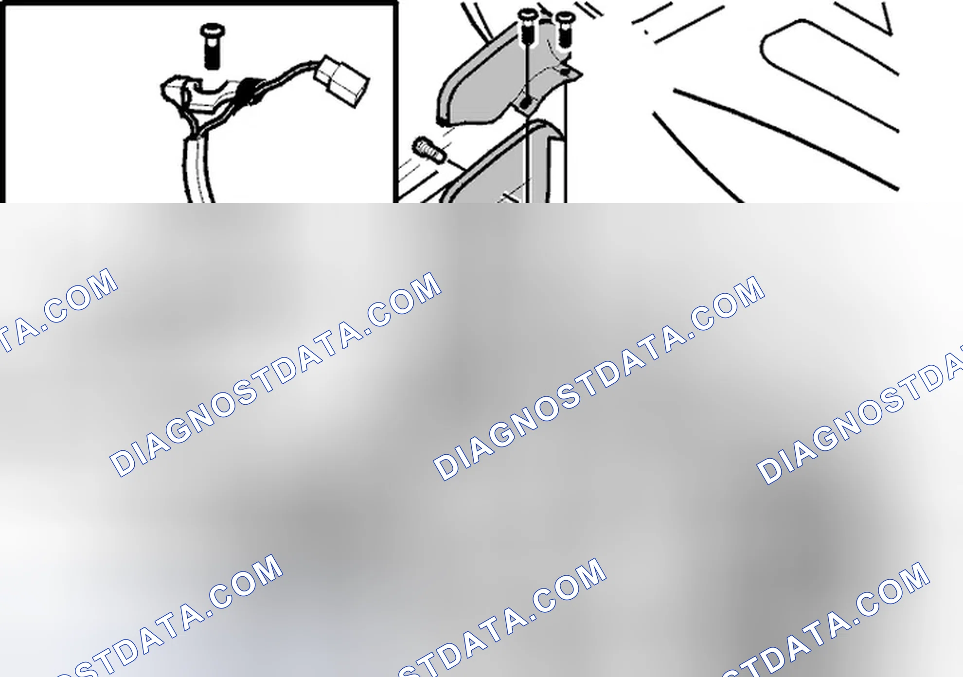 Scheme 130: Engine temperature sensor, 6-cylinder