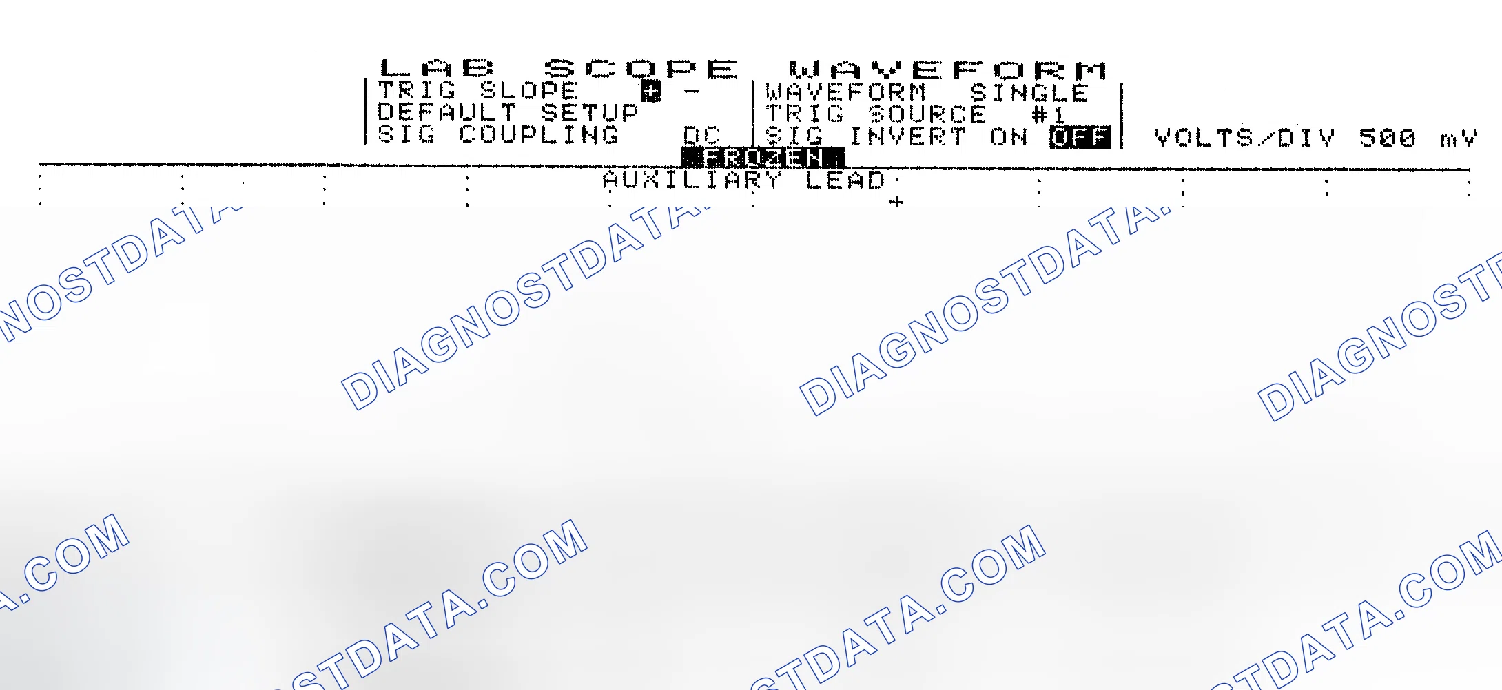Scheme 10: Single Injector w/Excessive Current Flow - Current Pattern