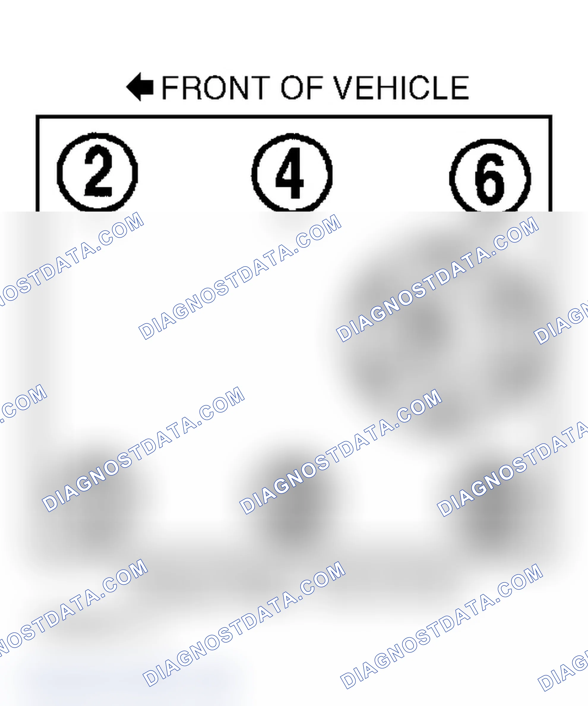 Scheme 5: Firing Order & Distributor Rotation 3.9L V6 (Dakota, Durango, Ram Pickup, Ram Van & Ram Wagon)
