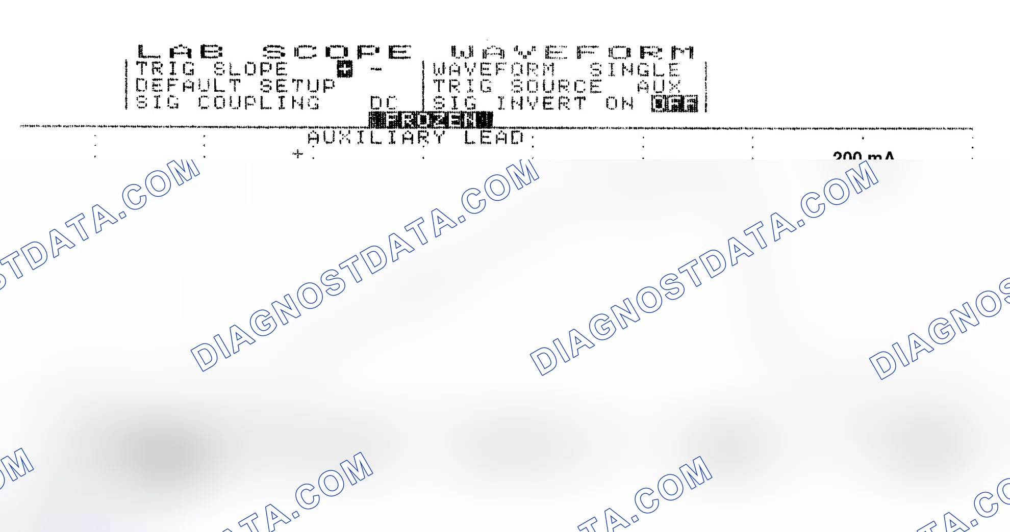 Scheme 13: Single Injector w/Normal Current Flow - Current Pattern