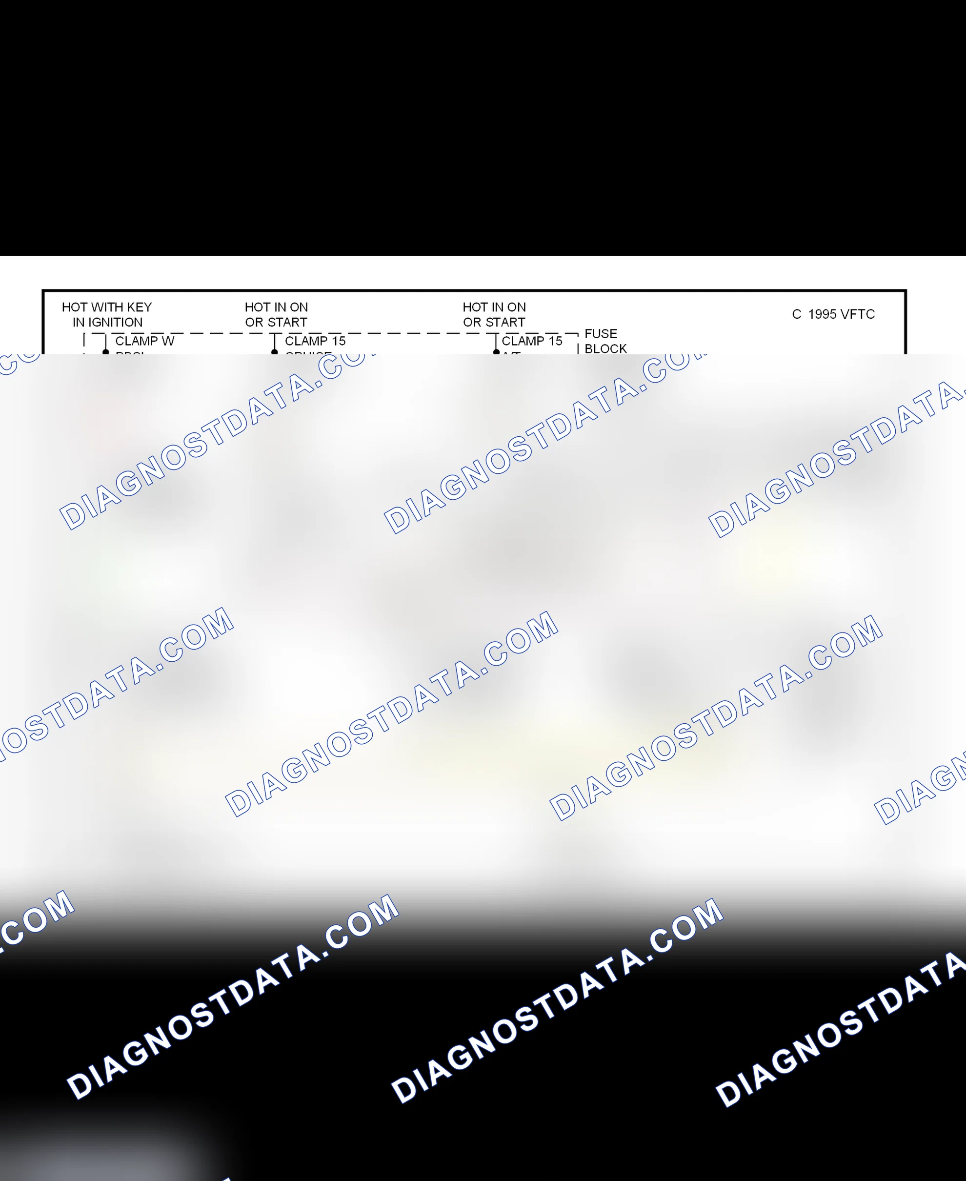 Fig. 28: Shift Interlock System Wiring Diagram (1999 Catera)