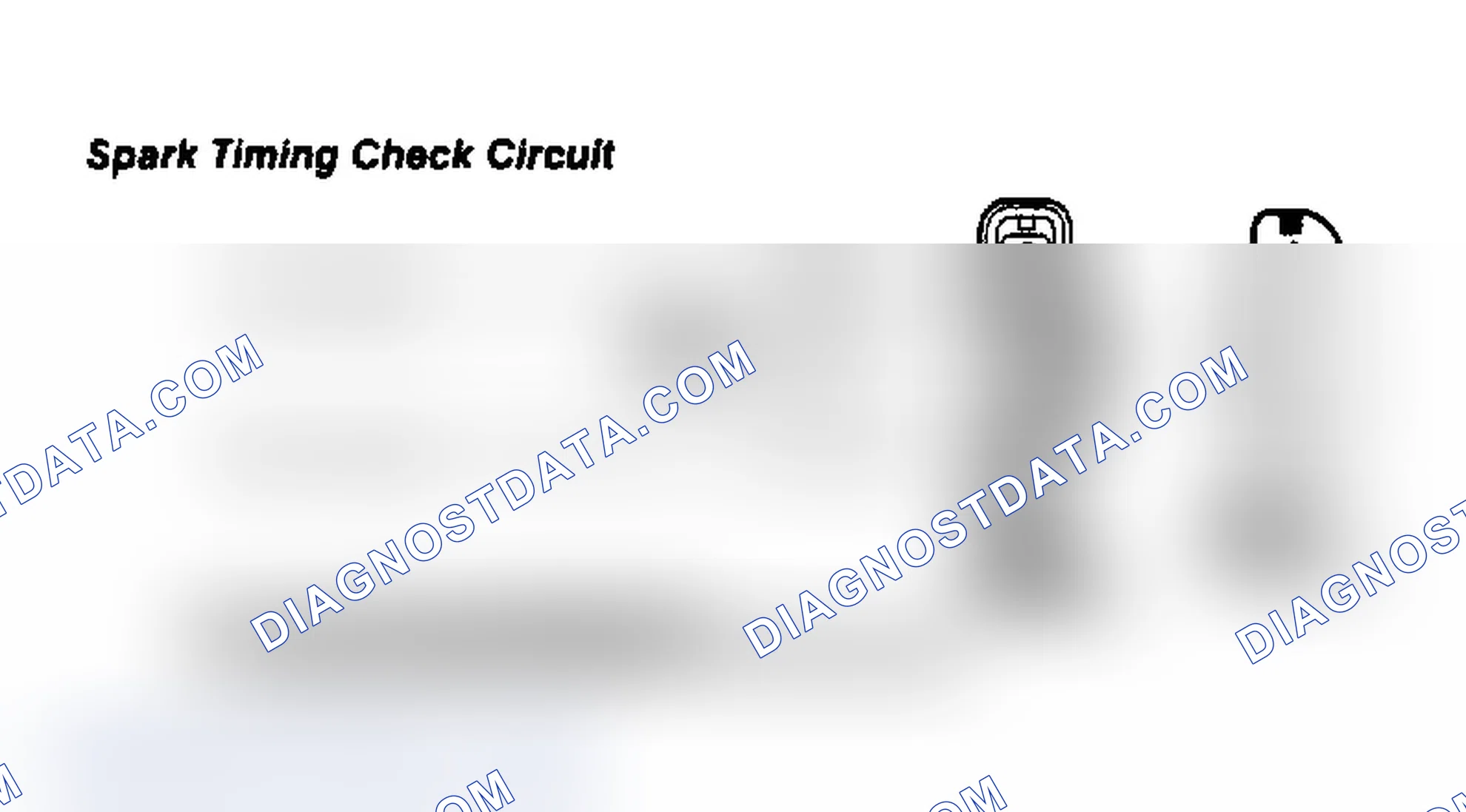 Scheme 88: Spark Timing Check Circuit