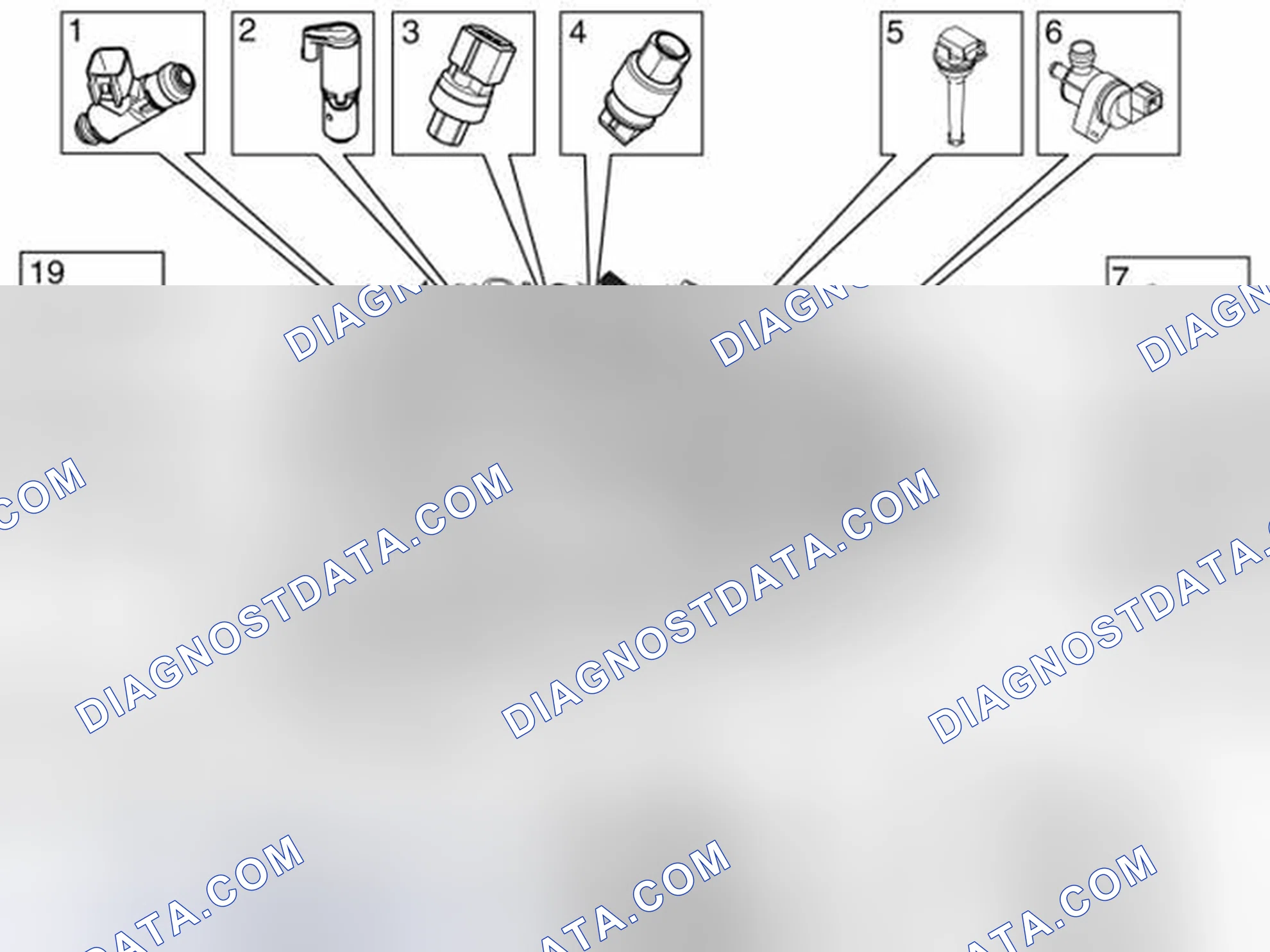 Scheme 2: LOCATION OF COMPONENTS, ENGINE COMPARTMENT