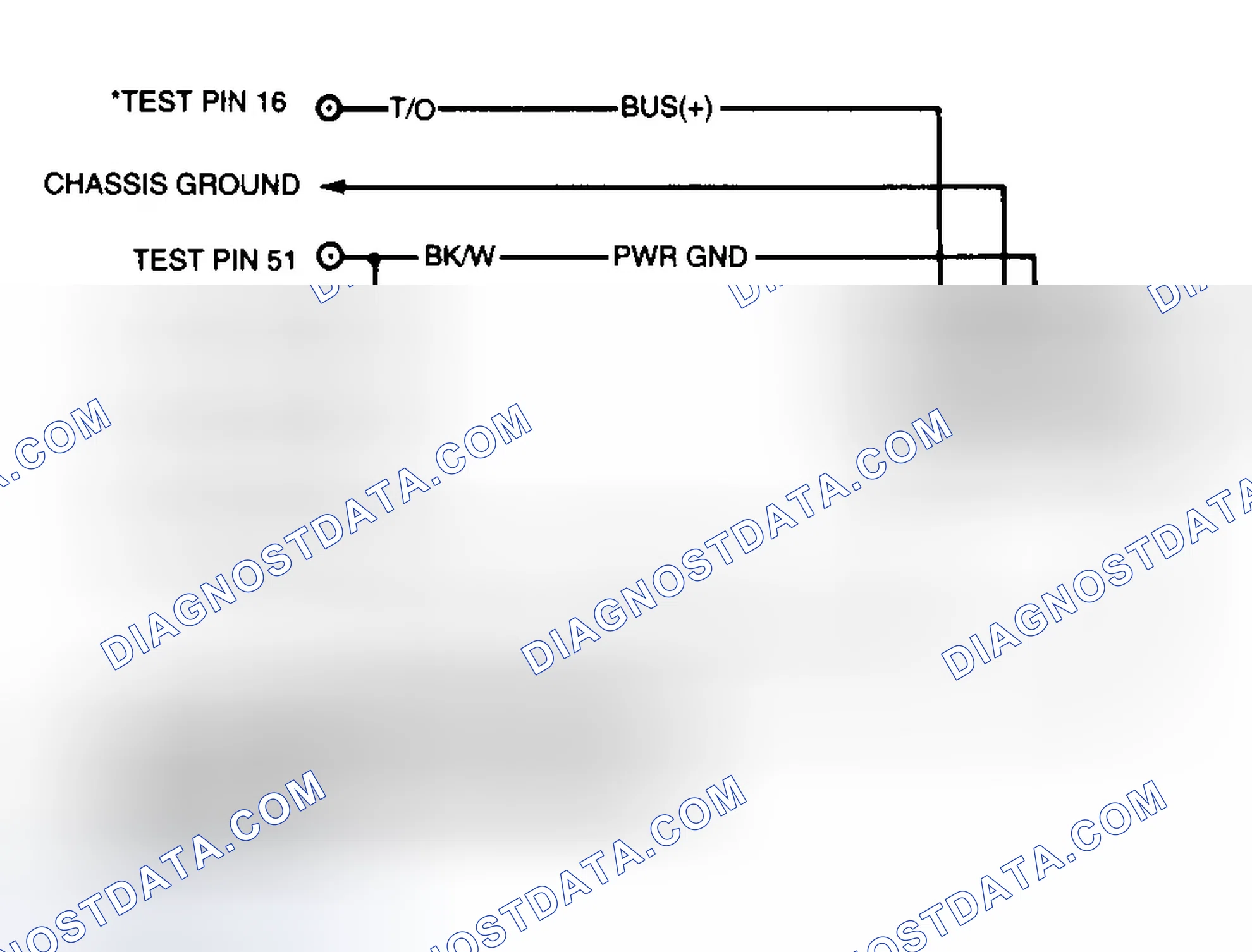 Scheme 494: Data Link Connector (DLC) Test Circuit & Connector Terminals