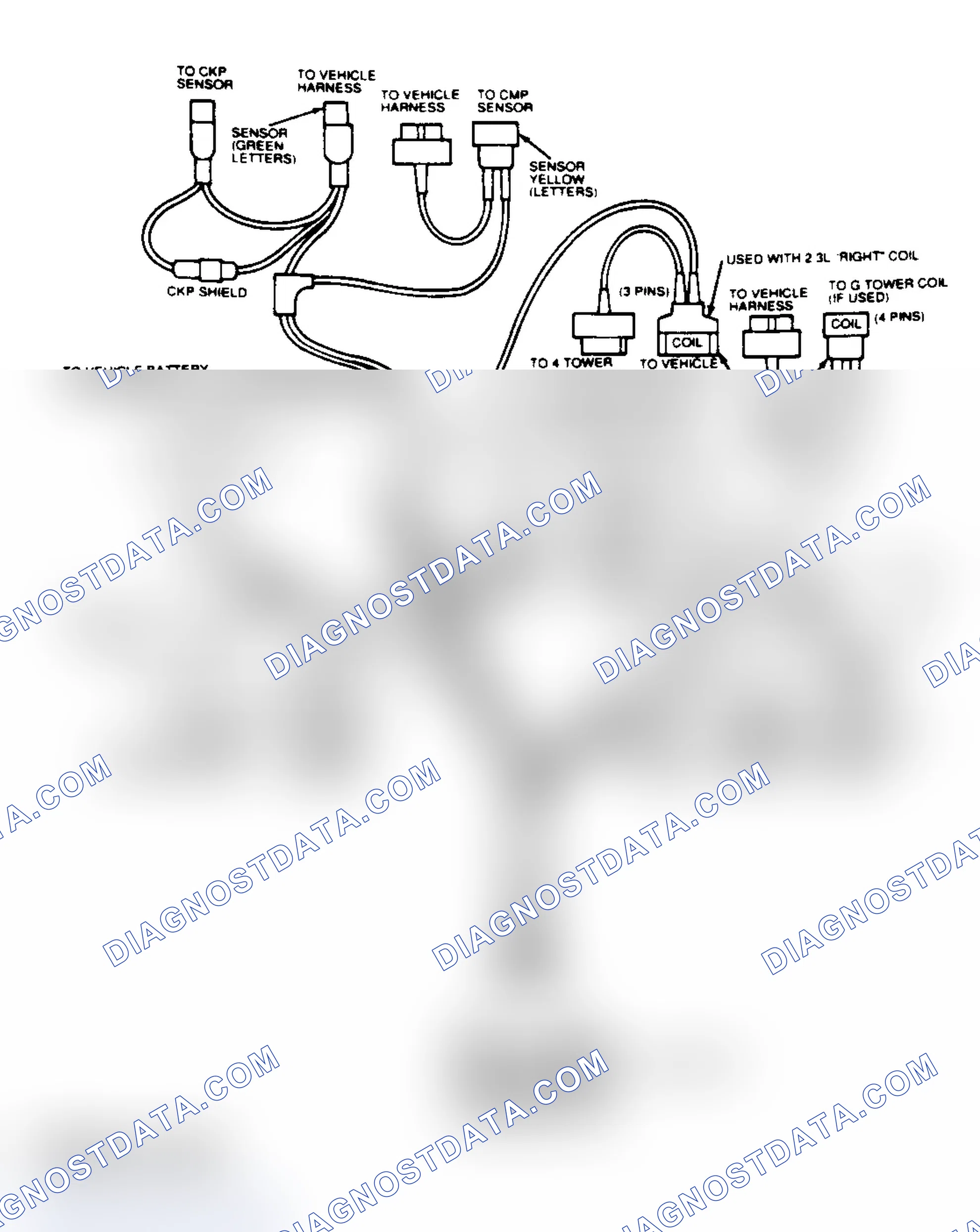 Scheme 176: Low Data Rate - Diagnostic Cable (Mustang 2.3L)