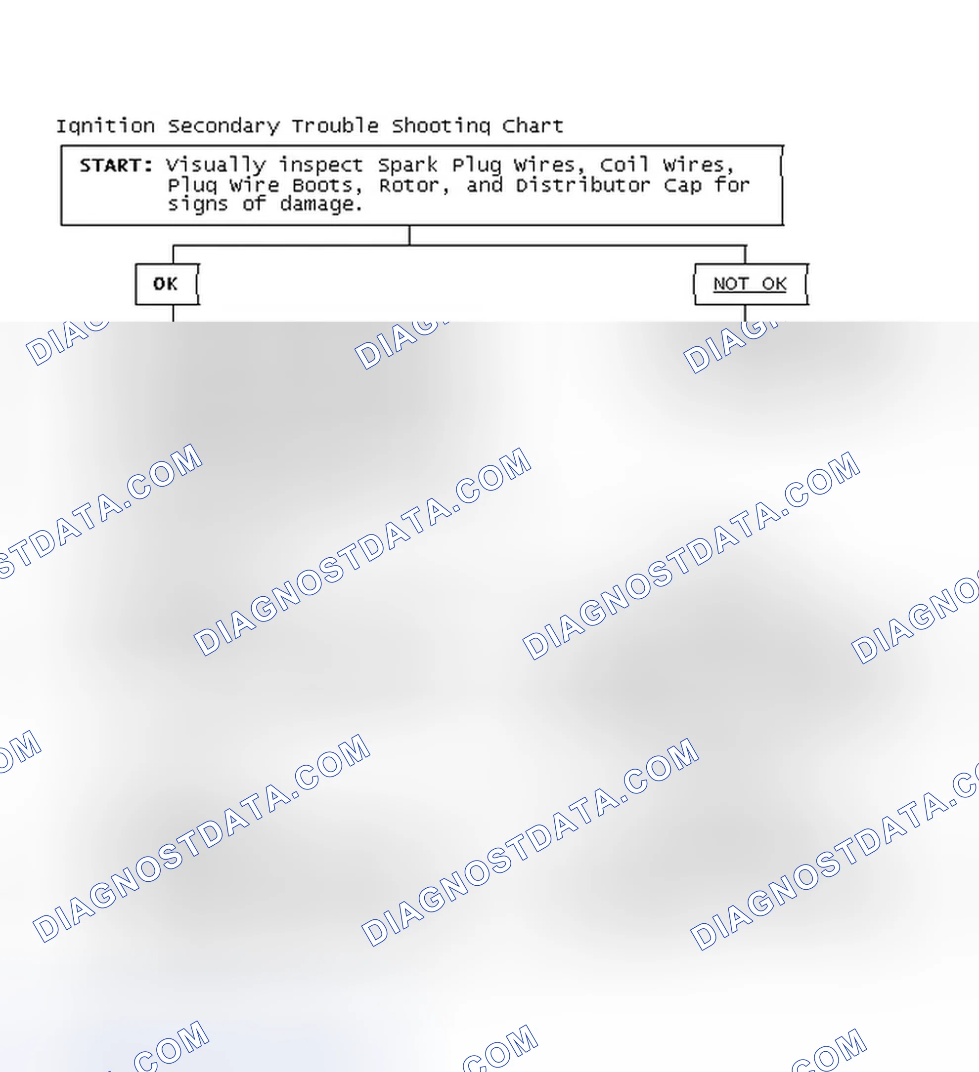 Scheme 1: Ignition Secondary Trouble Shooting Chart