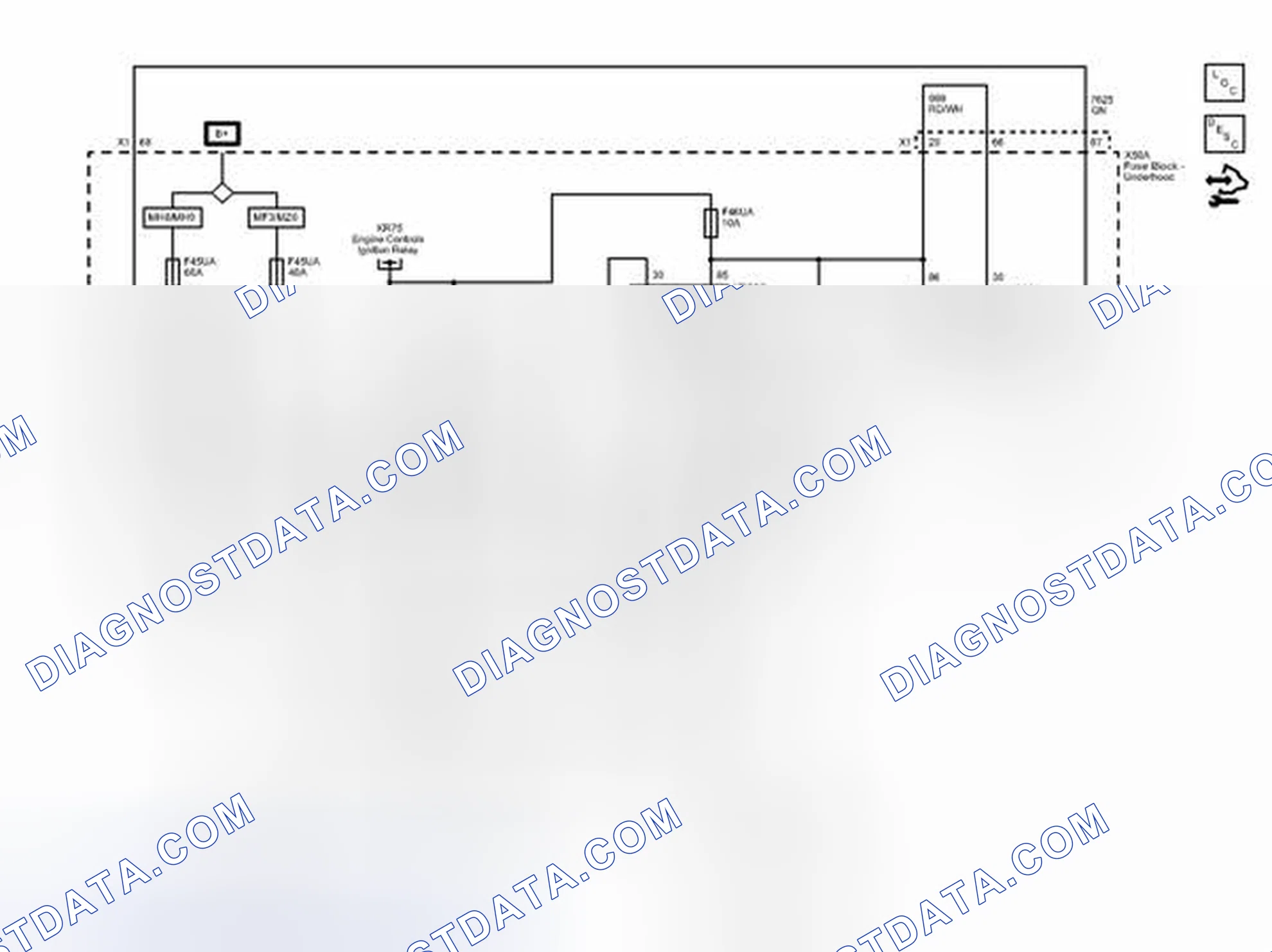 Scheme 1: Engine Cooling Wiring Schematics