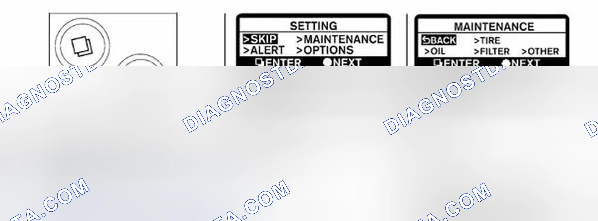 Scheme 15: MAINTENANCE REMINDER DISPLAY RESET - PROCEDURE 11