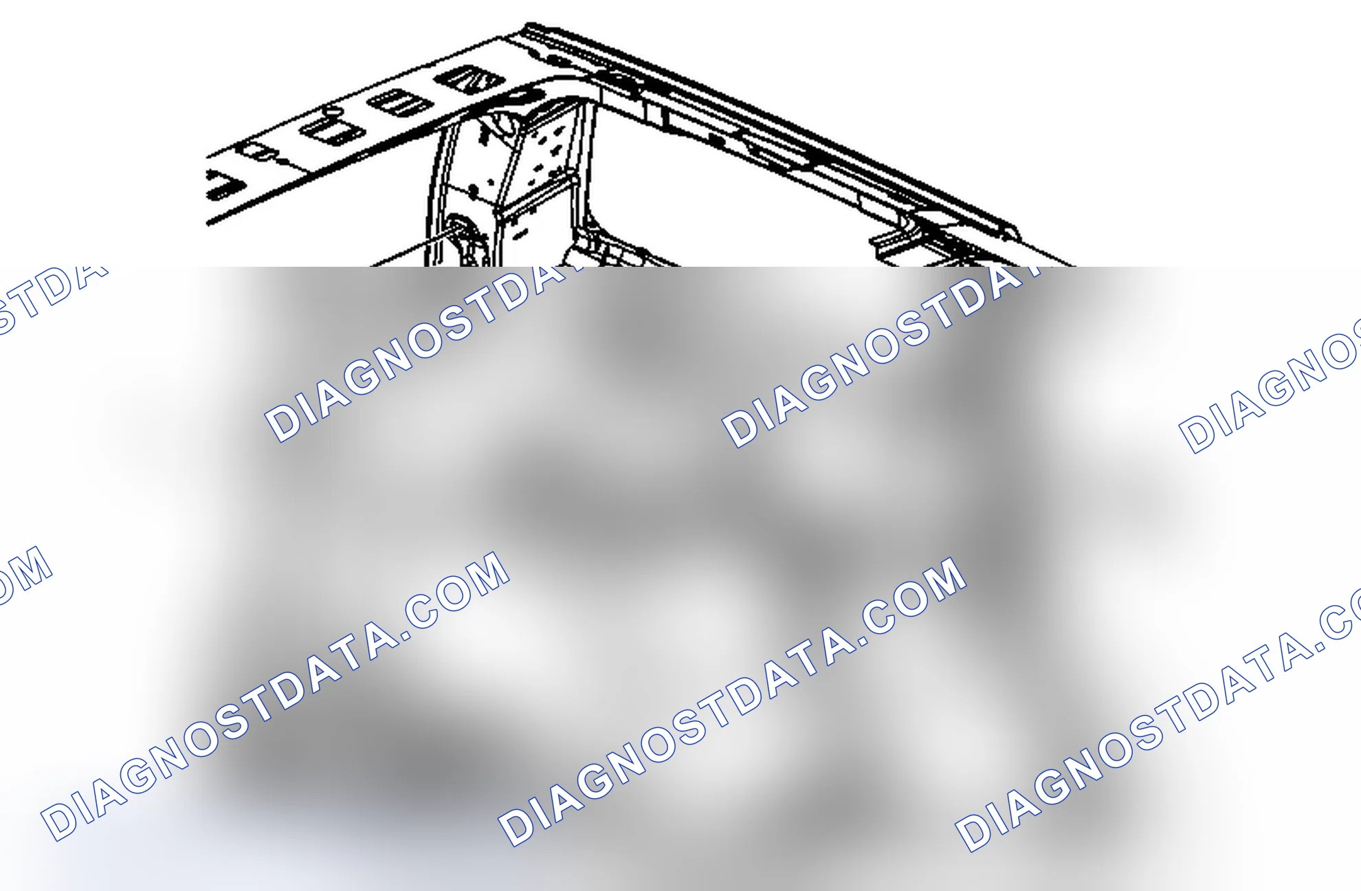 Scheme 99: Rear Quarter Trim Panel Replacement - Left Side (Standard Wheelbase w/o E61)