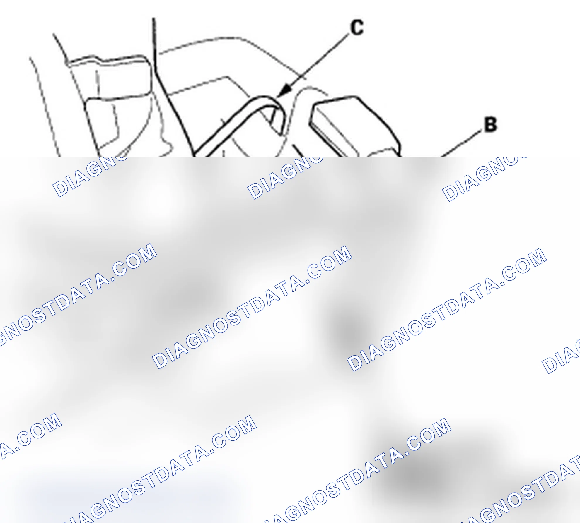 Scheme 24: Center Second Row Seat Belt Buckle