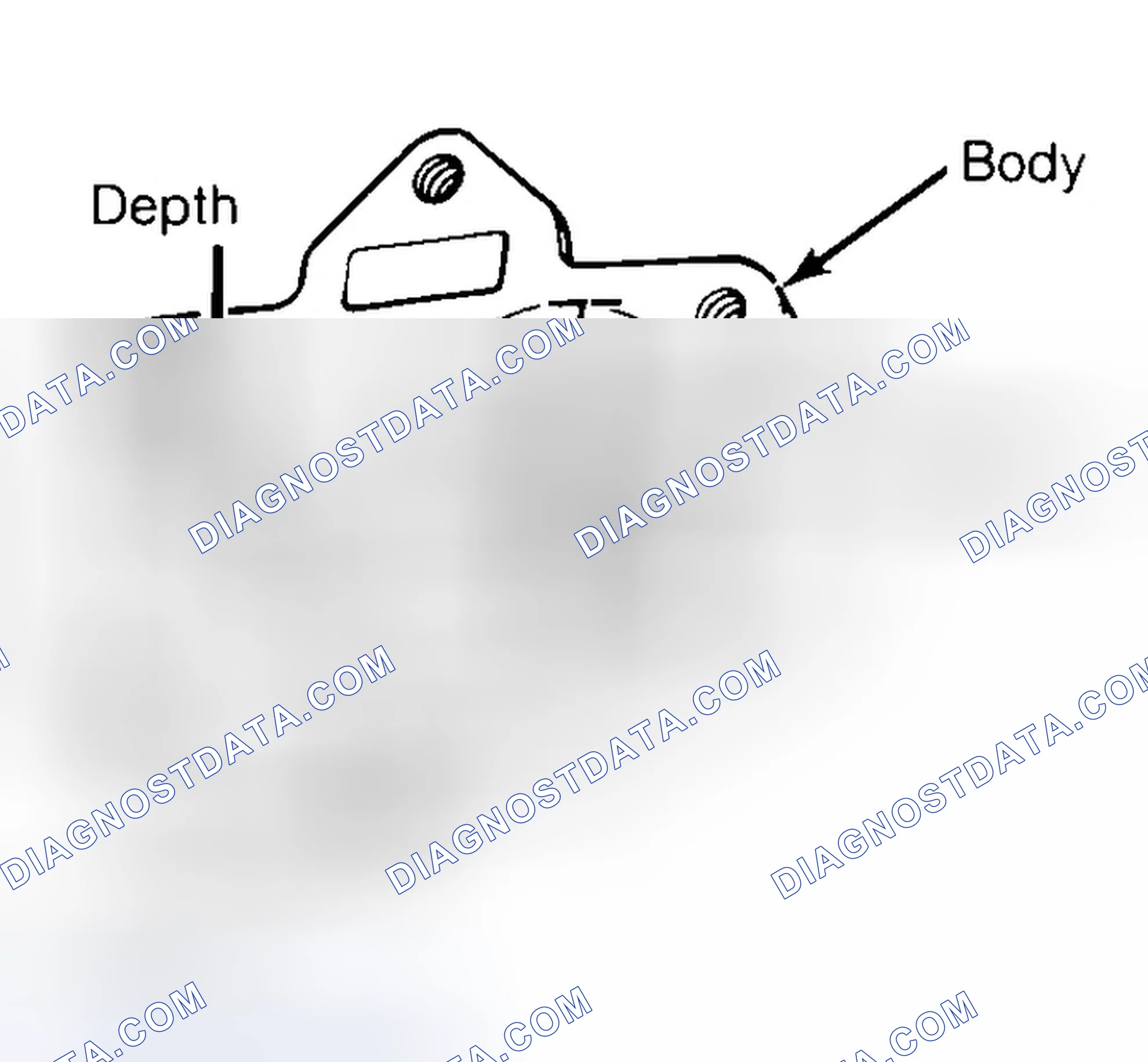 Scheme 35: Measuring Oil Pump Gear Cavity