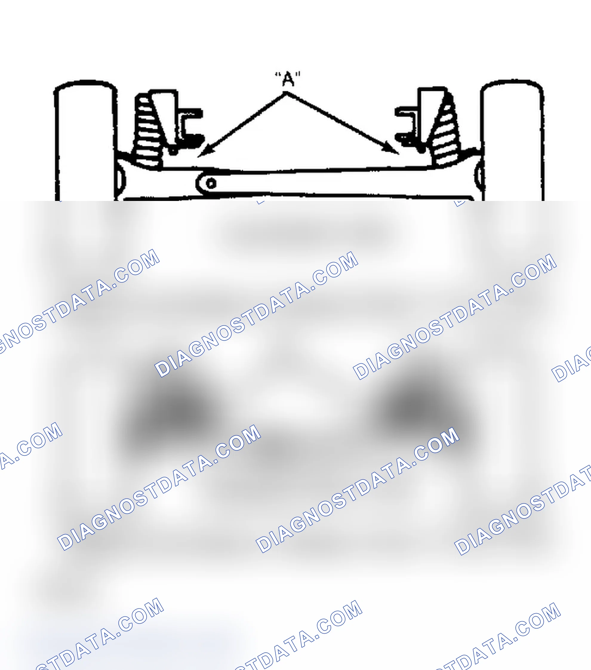 Scheme 4: Riding Height Measuring Points ("F" Series 2WD)