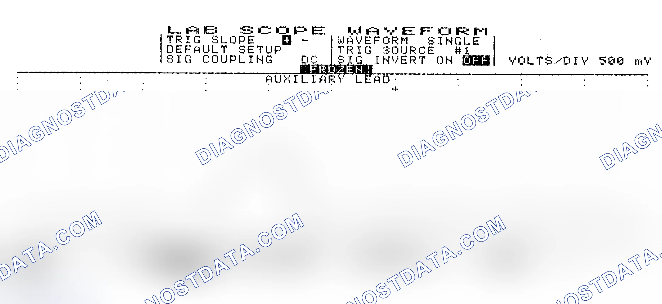 Scheme 10: Single Injector w/Excessive Current Flow - Current Pattern