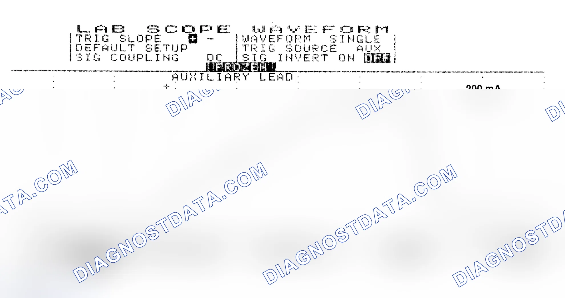 Scheme 13: Single Injector w/Normal Current Flow - Current Pattern