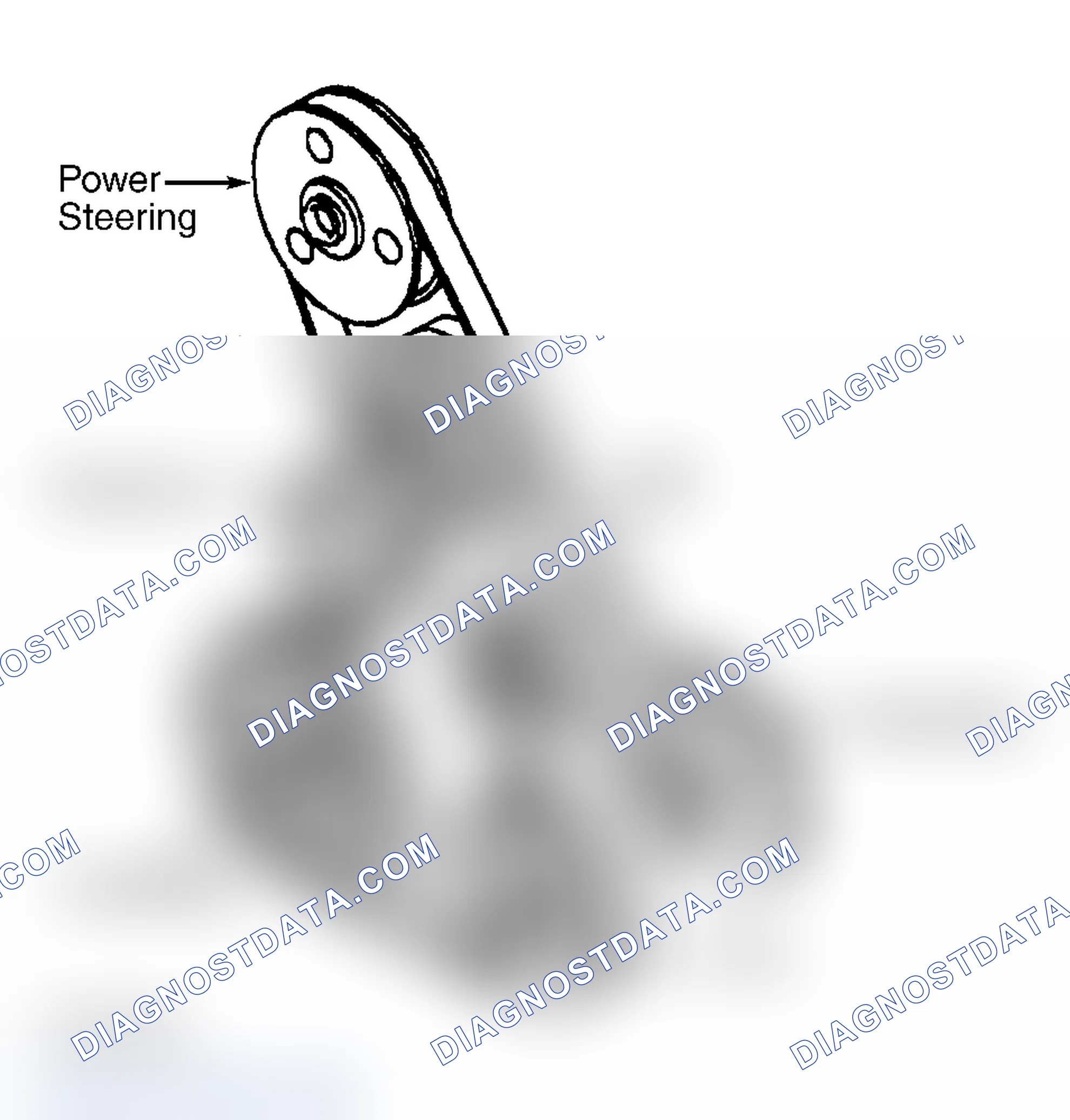 Scheme 18: Serpentine Belt Routing (4.0L "G" Body & 4.6L "E" & "K" Bodies)