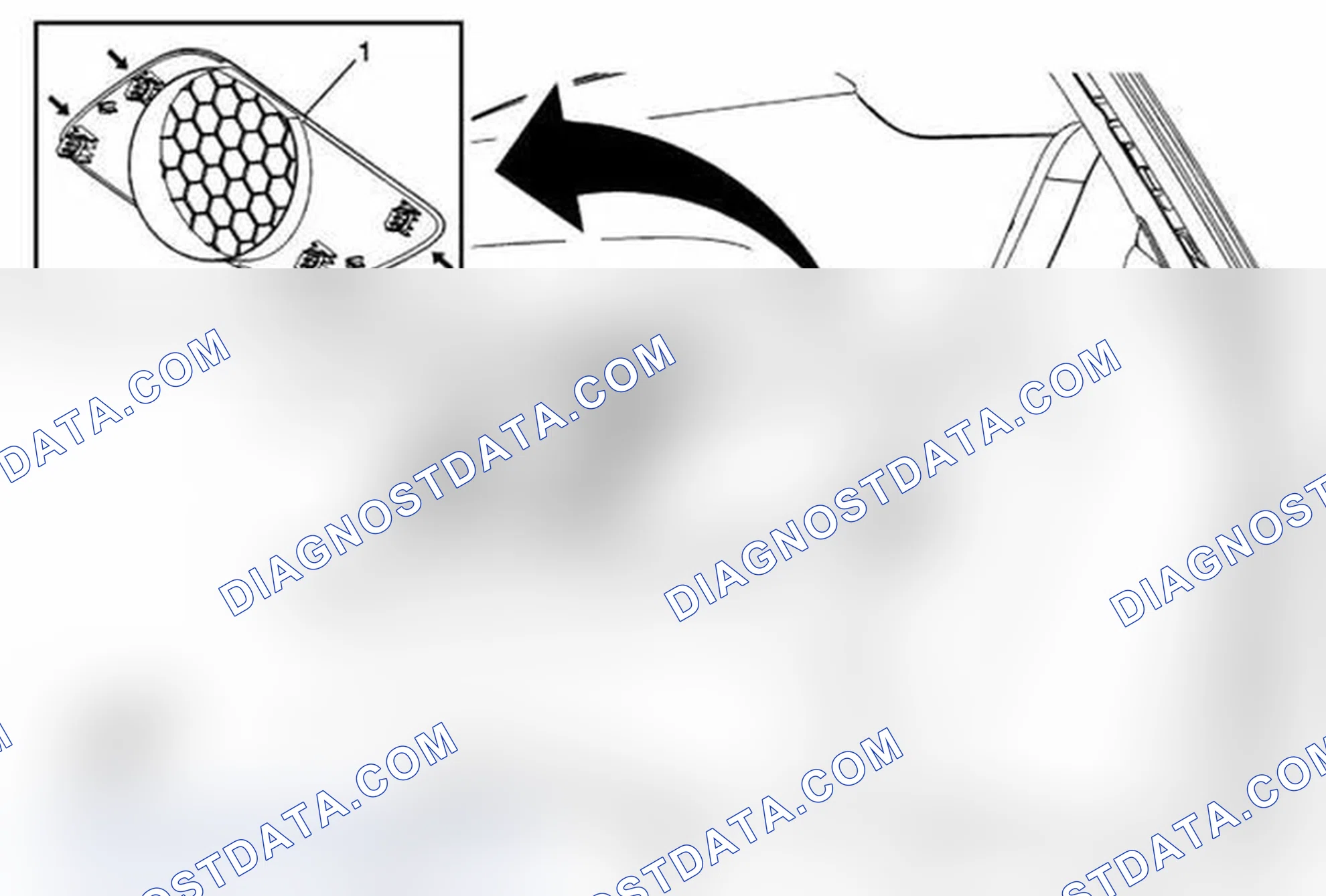 Scheme 26: Radio Rear Speaker Grille Replacement