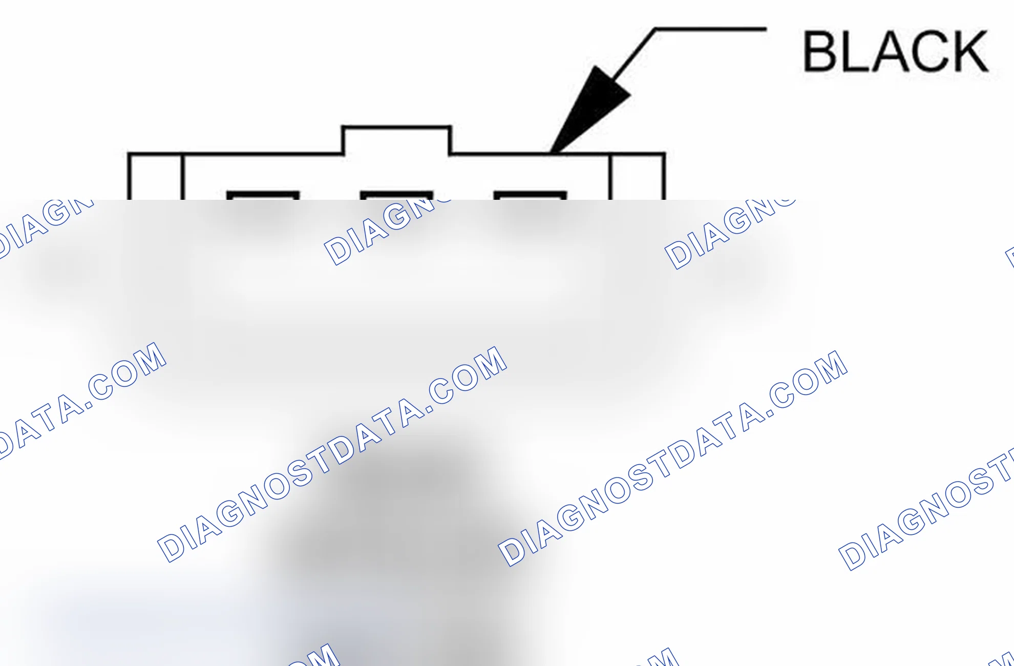 Scheme 204: Rear Spoiler Switch Connector End View