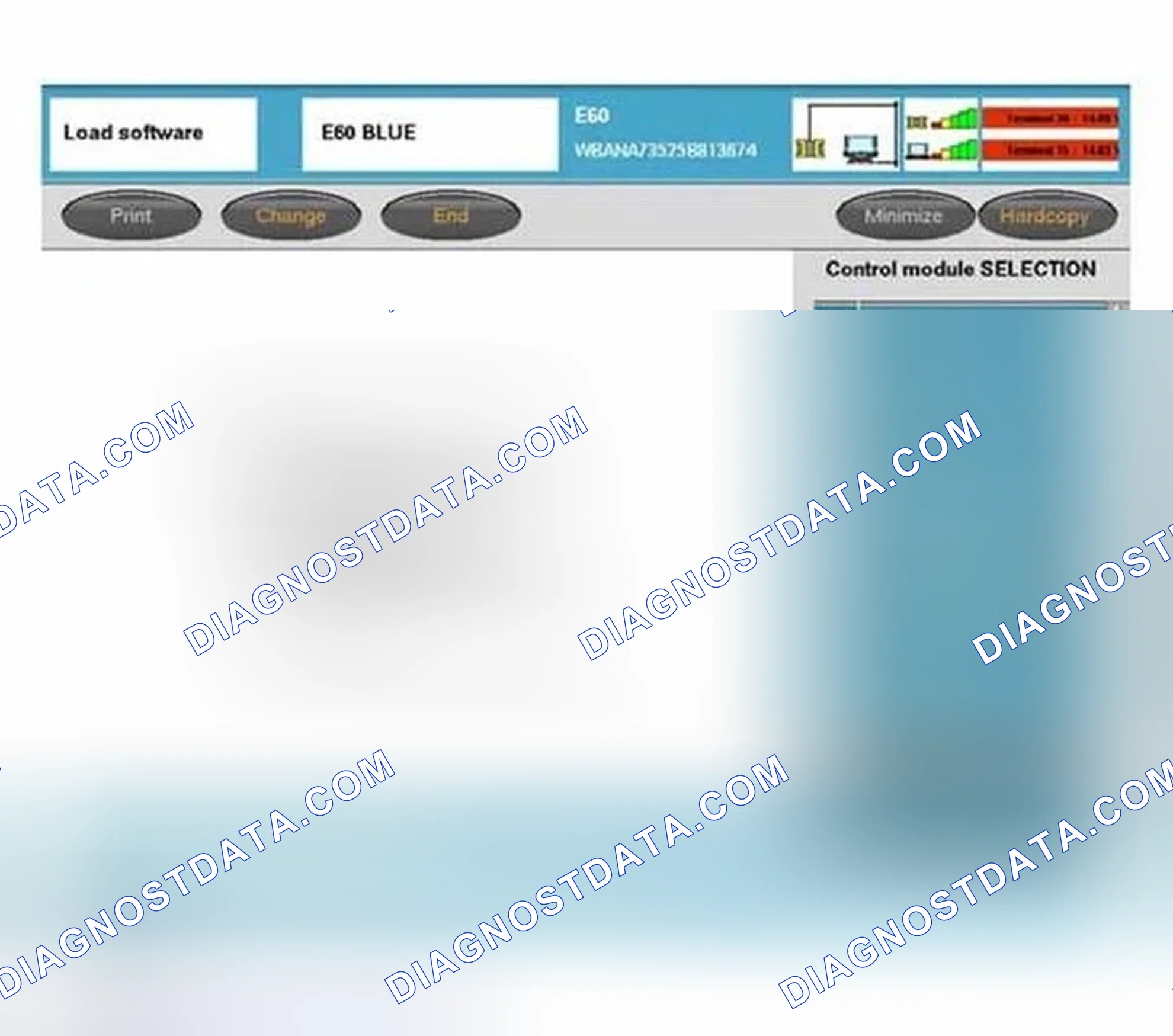 Scheme 162: Control Module Selection - Programming - Update Software